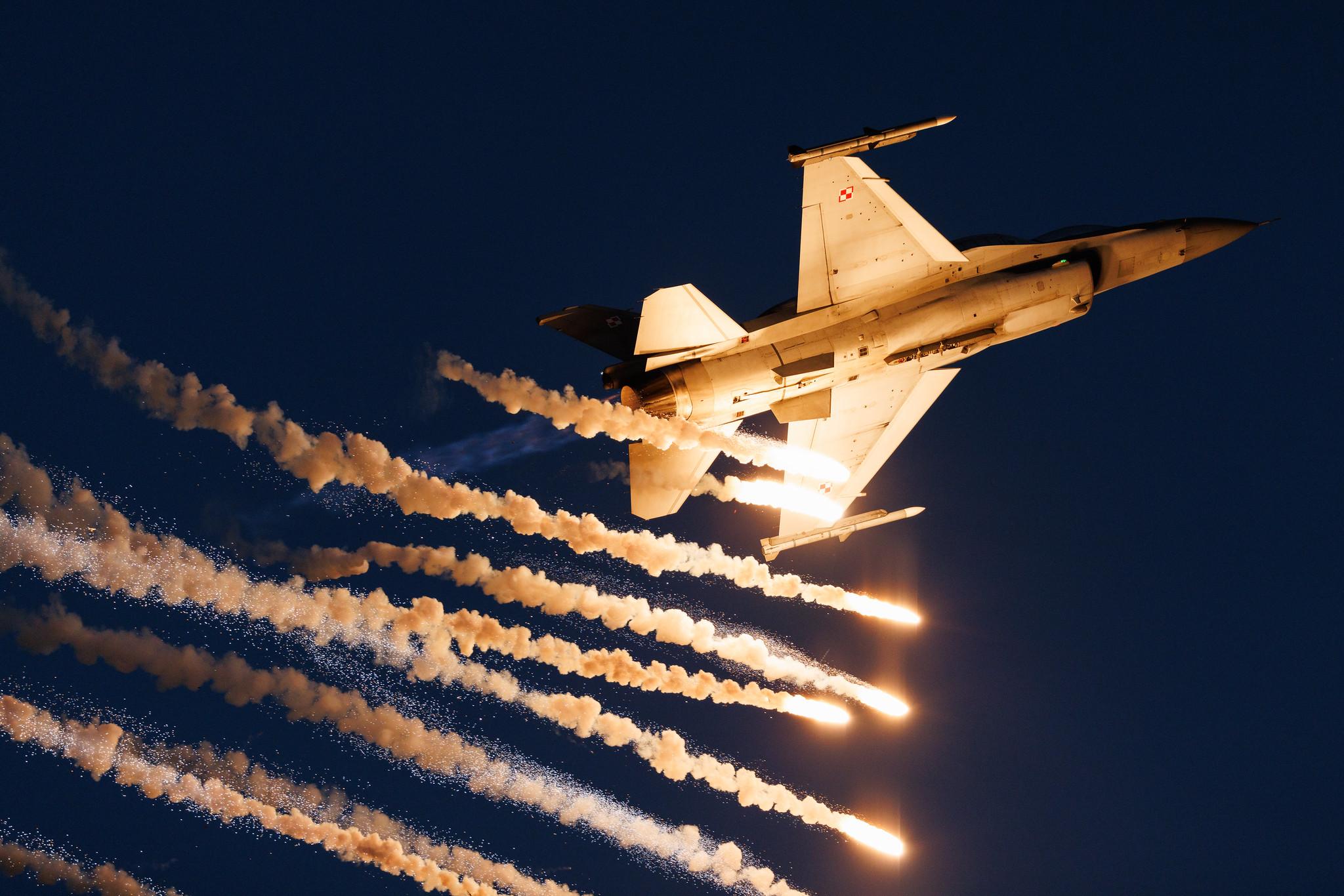 ANTIDOTUM Airshow Leszno: Polish Air Force (/ PLF) | General Dynamics F-16C Fighting Falcon F16 | 4061 | MSN JC-22