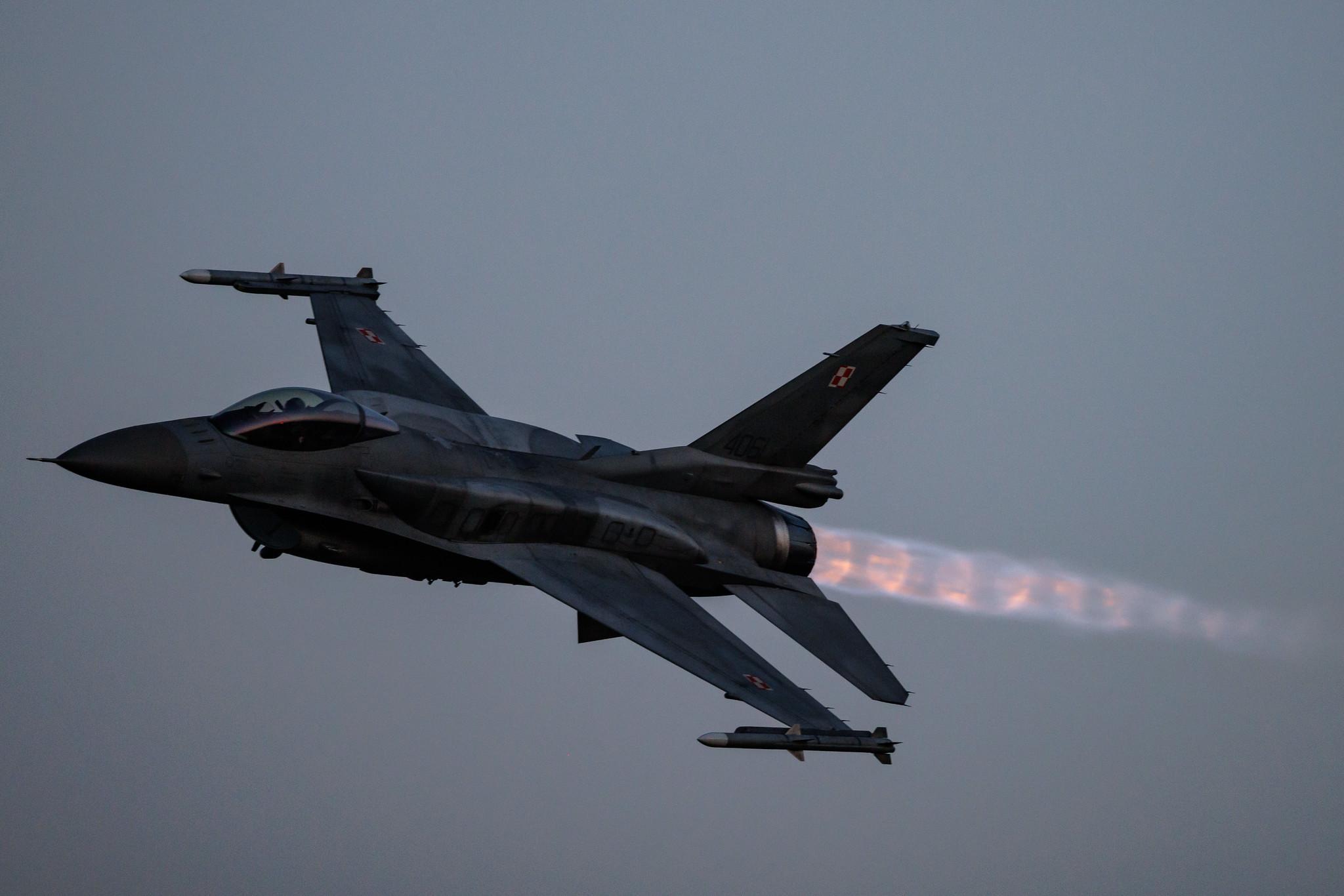 ANTIDOTUM Airshow Leszno: Polish Air Force (/ PLF) | General Dynamics F-16C Fighting Falcon F16 | 4061 | MSN JC-22