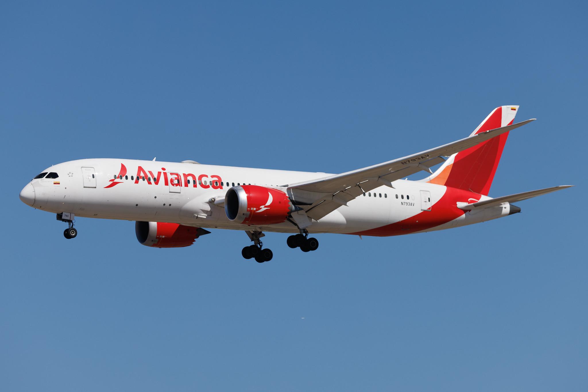 Madrid Barajas Airport: Avianca (AV / AVA) | Boeing 787-8 Dreamliner B788 | N793AV | MSN 37511