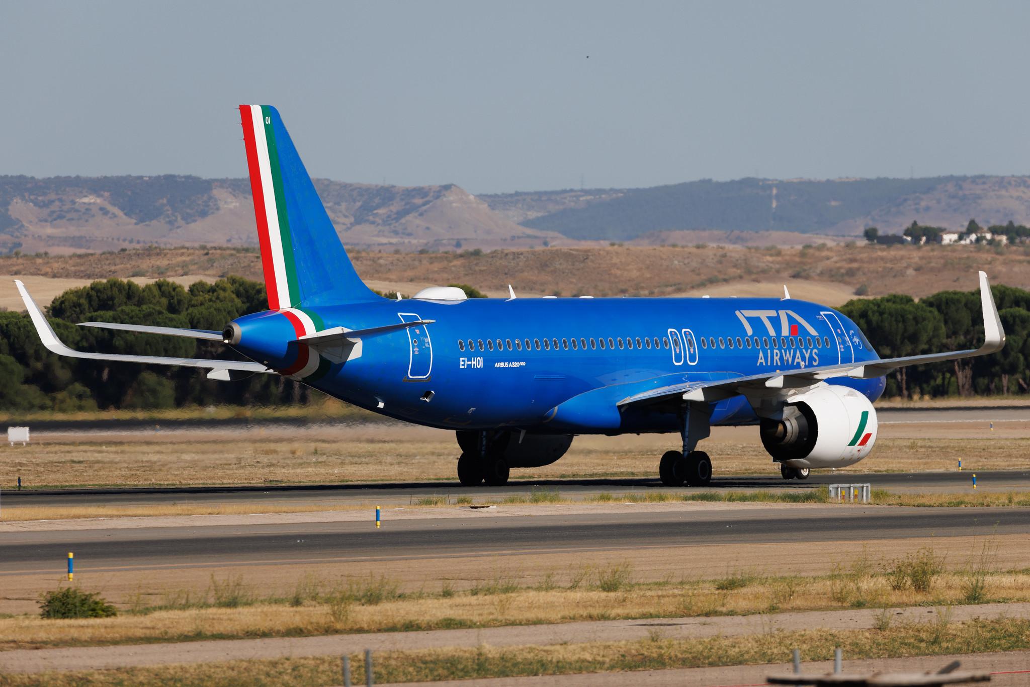 Madrid Barajas Airport: ITA Airways (AZ / ITY) | Airbus A320-272N A20N | EI-HOI | MSN 11945