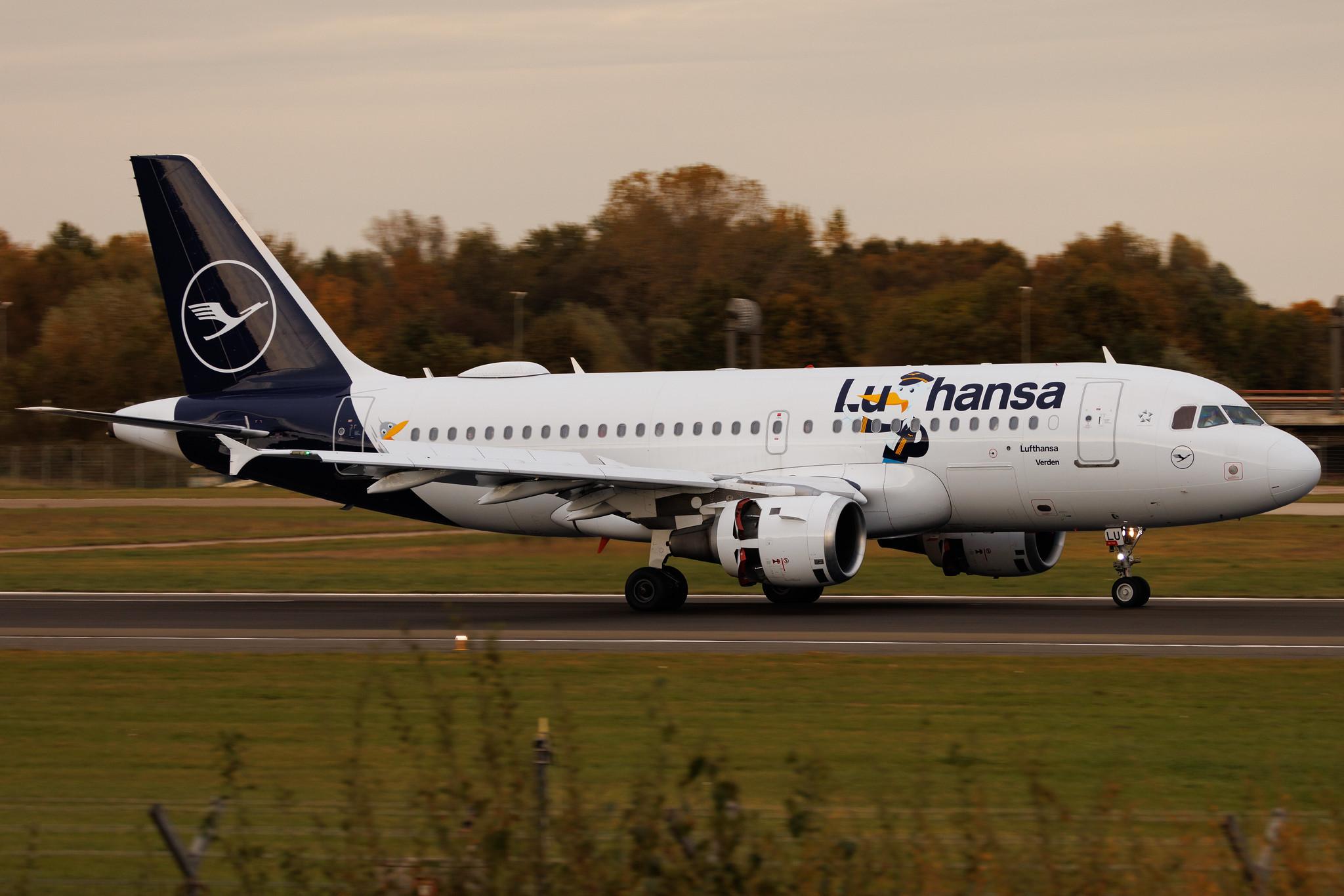 Hamburg Airport: Lufthansa (LH / DLH) | Livery: Lu Sticker | Airbus A319-114 A319 | D-AILU | MSN 0744