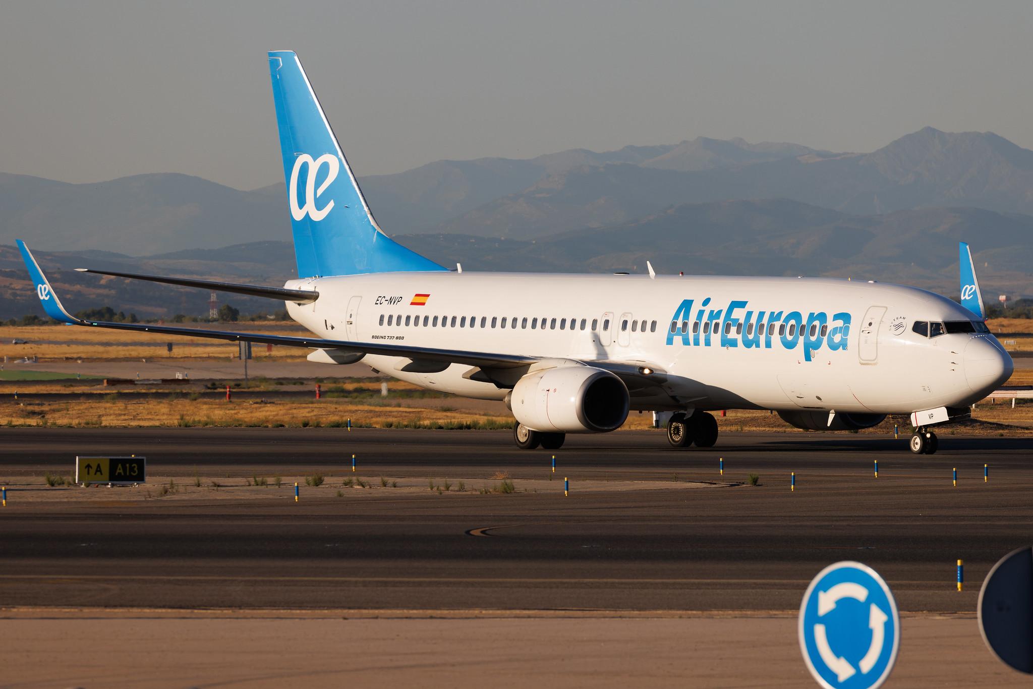 Madrid Barajas Airport: Air Europa (UX / AEA) | Boeing 737-8AS B738 | EC-NVP | MSN 35017