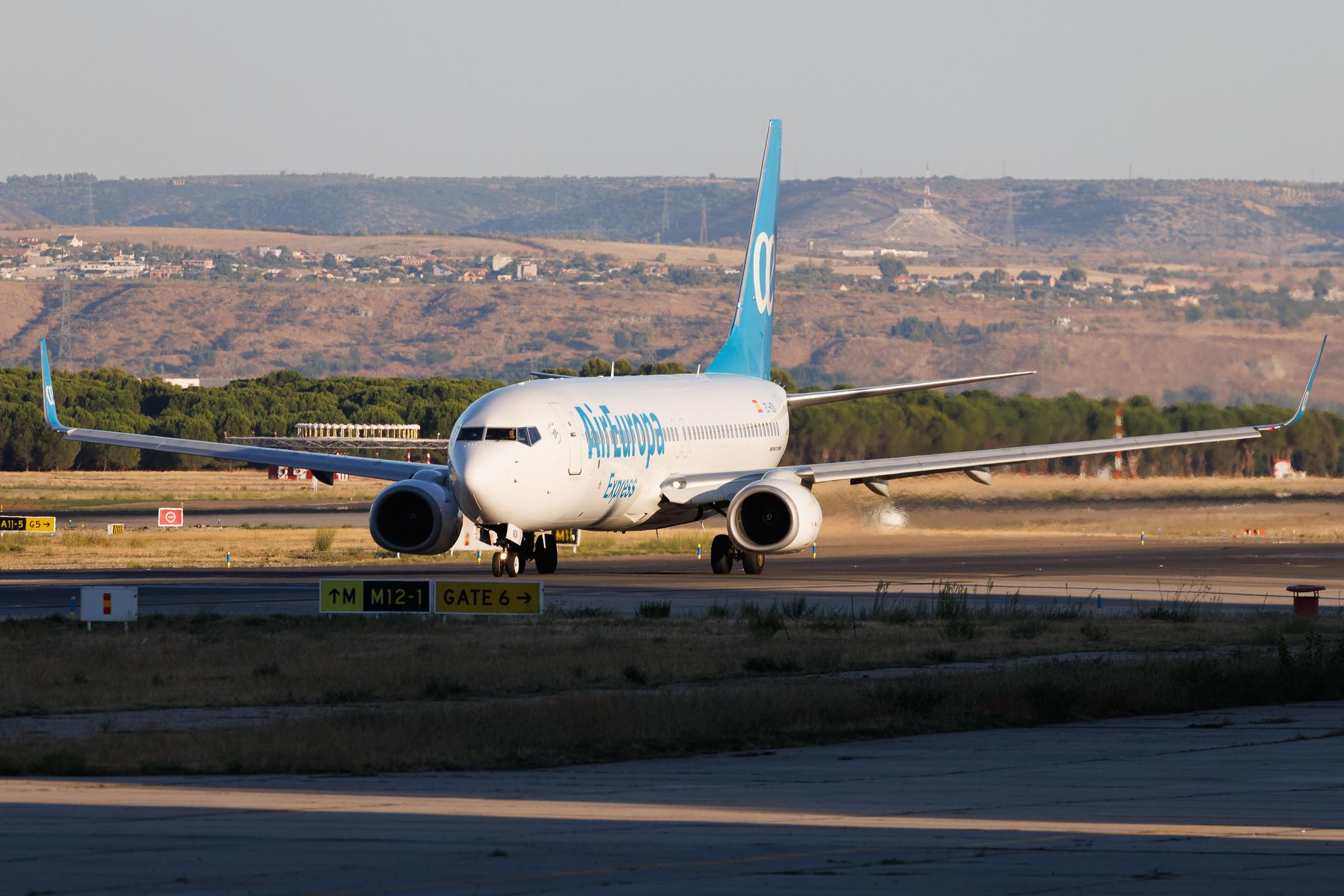 Madrid Barajas Airport: Air Europa (UX / AEA) | Operator: Air Europa Express | Boeing 737-8KN B738 | EC-NZN | MSN 40259