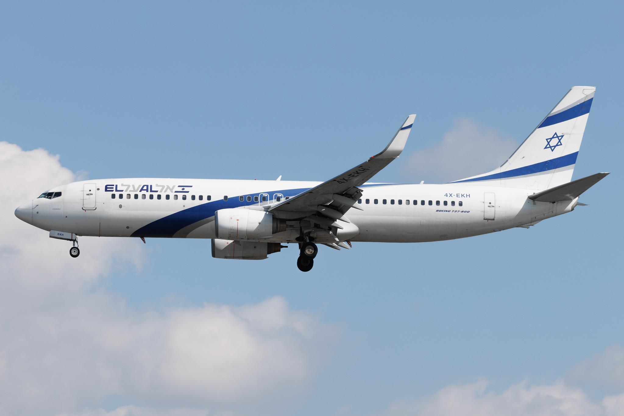 Frankfurt Airport: El Al (LY / ELY) | Boeing 737-85P B738 | 4X-EKH | MSN 35458
