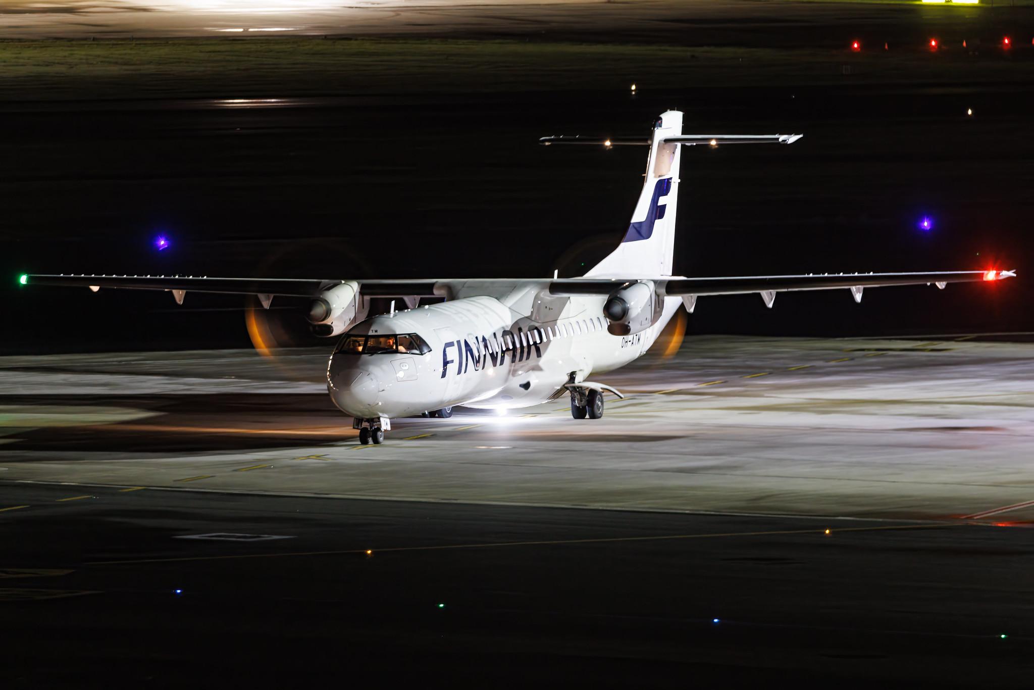 Hamburg Airport: Finnair (AY / FIN) | Operator: NORRA |  ATR 72-500 AT75 | OH-ATM | MSN 0916