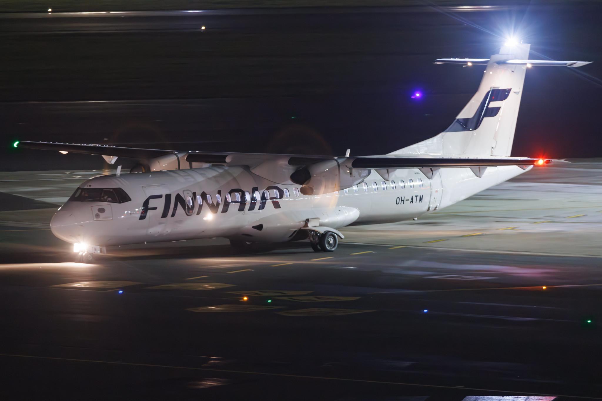 Hamburg Airport: Finnair (AY / FIN) | Operator: NORRA |  ATR 72-500 AT75 | OH-ATM | MSN 0916