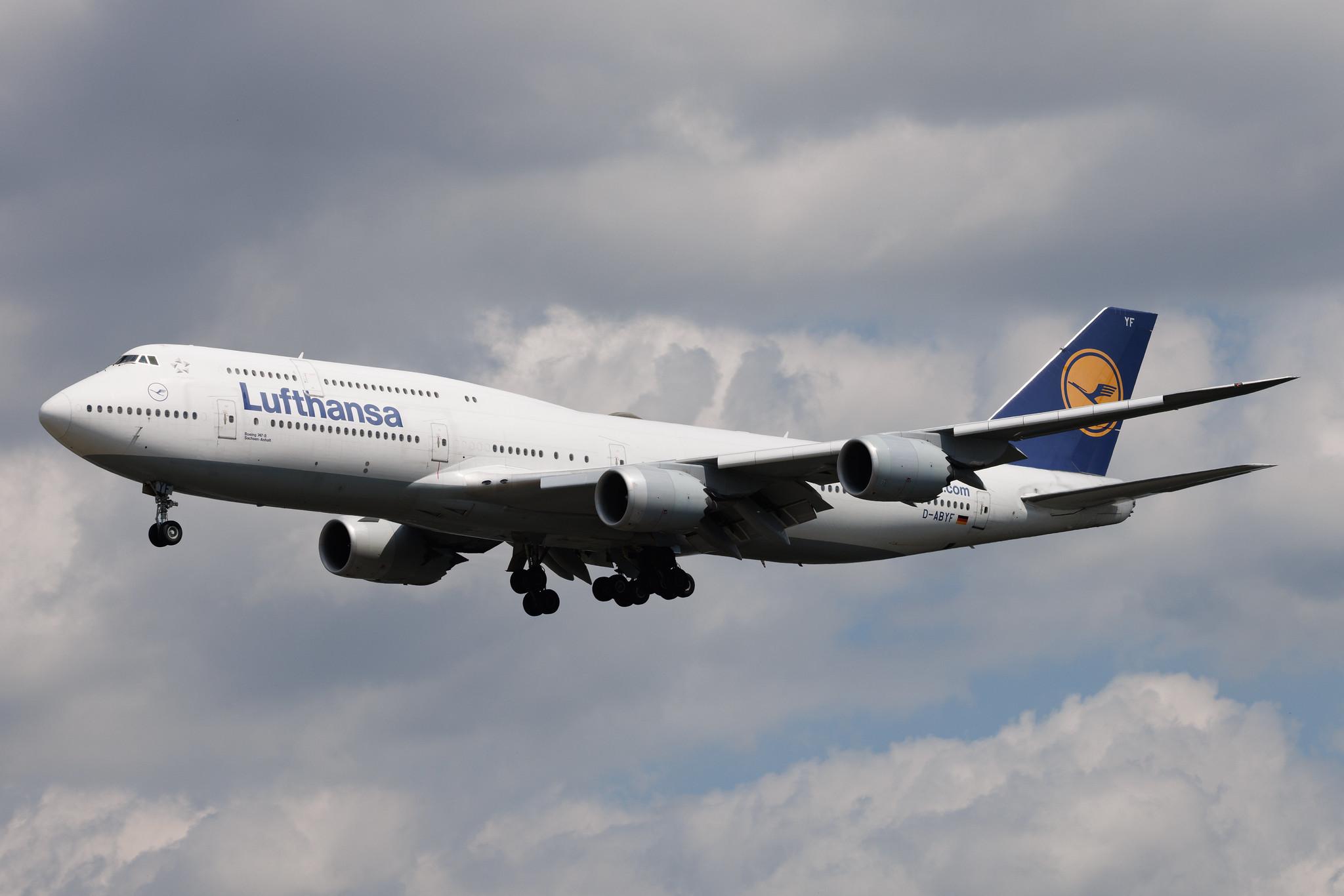 Frankfurt Airport: Lufthansa (LH / DLH) | Boeing 747-830 B748 | D-ABYF | MSN 37830