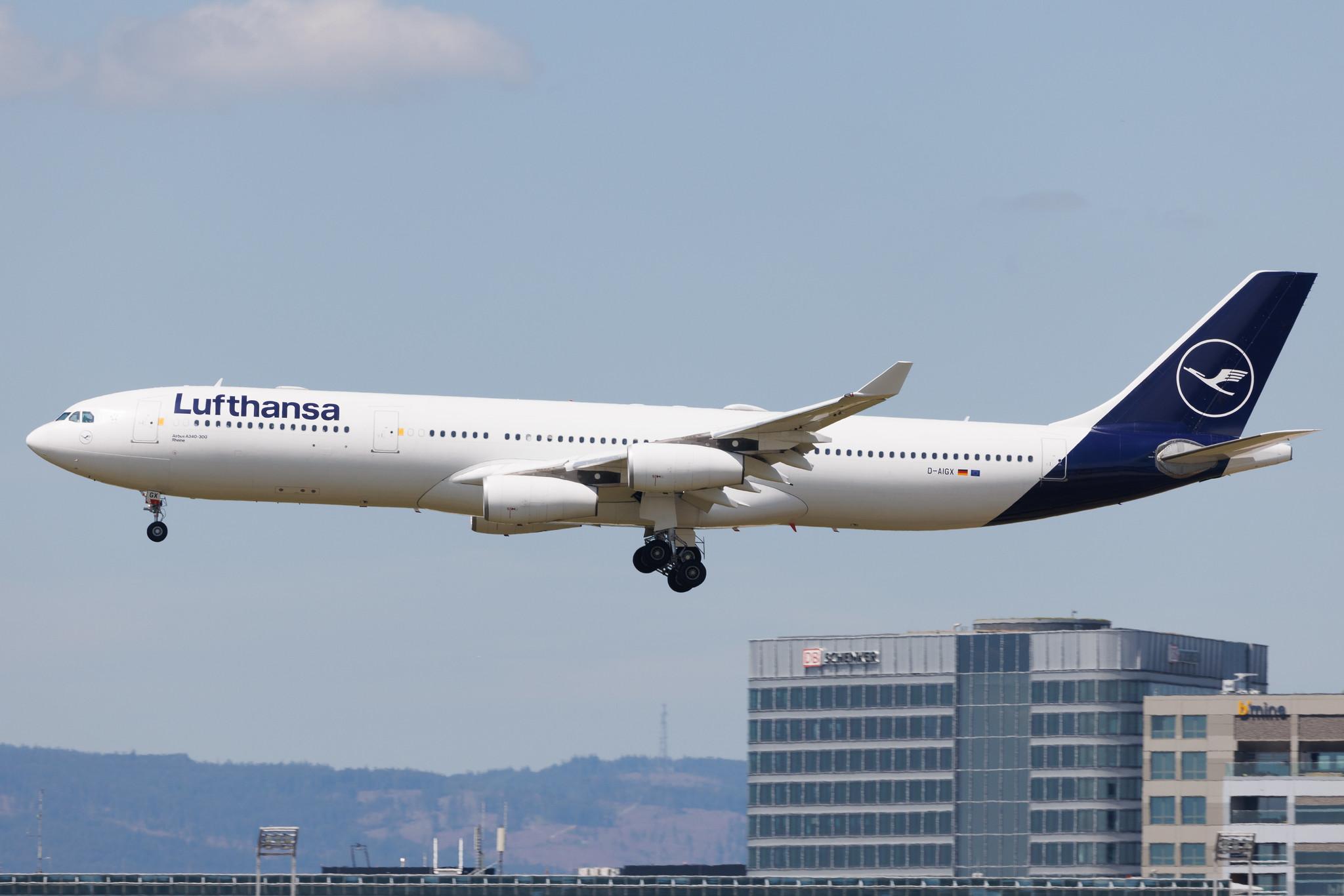 Frankfurt Airport: Lufthansa (LH / DLH) | Airbus A340-313 A343 | D-AIGX | MSN 0354