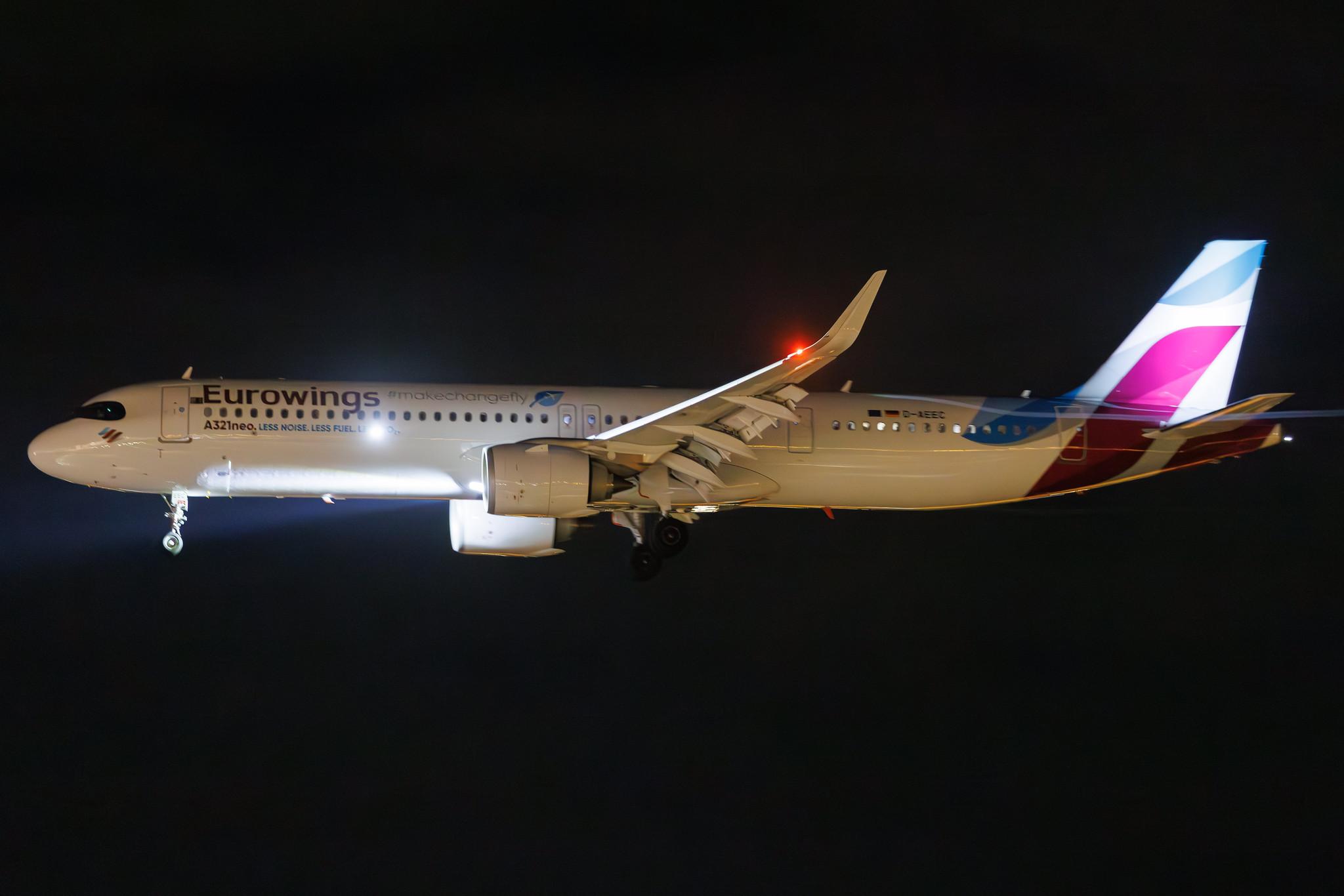 Hamburg Airport: Eurowings (EW / EWG) | Airbus A321-251NX A21N | D-AEEC | MSN 11594