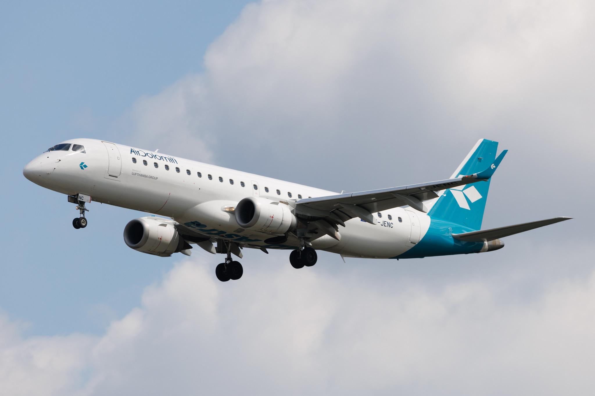 Frankfurt Airport: Air Dolomiti (EN / DLA) | Embraer E190LR E190 | I-JENC | MSN 19000327