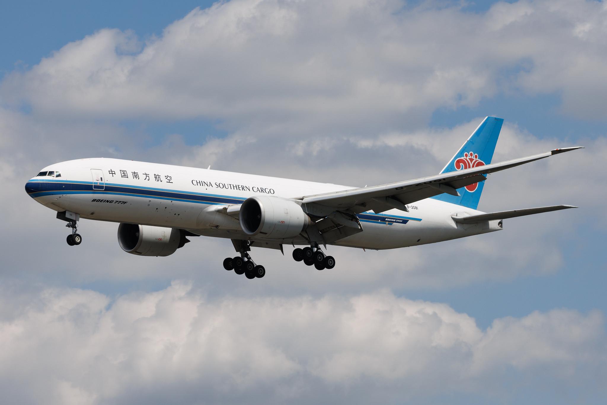 Frankfurt Airport: China Southern Cargo (CZ / CSN) | Operator: China Southern Airlines | Boeing 777-F1B B77L | B-2081 | MSN 37313