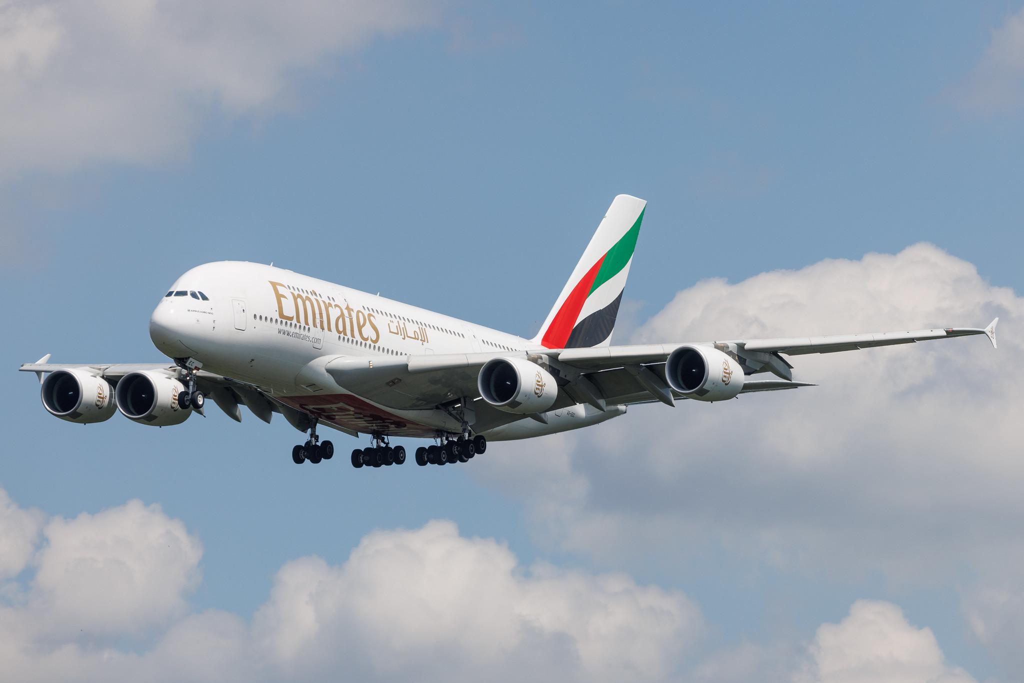 Frankfurt Airport: Emirates (EK / UAE) | Airbus A380-861 A388 | A6-EEC | MSN 110