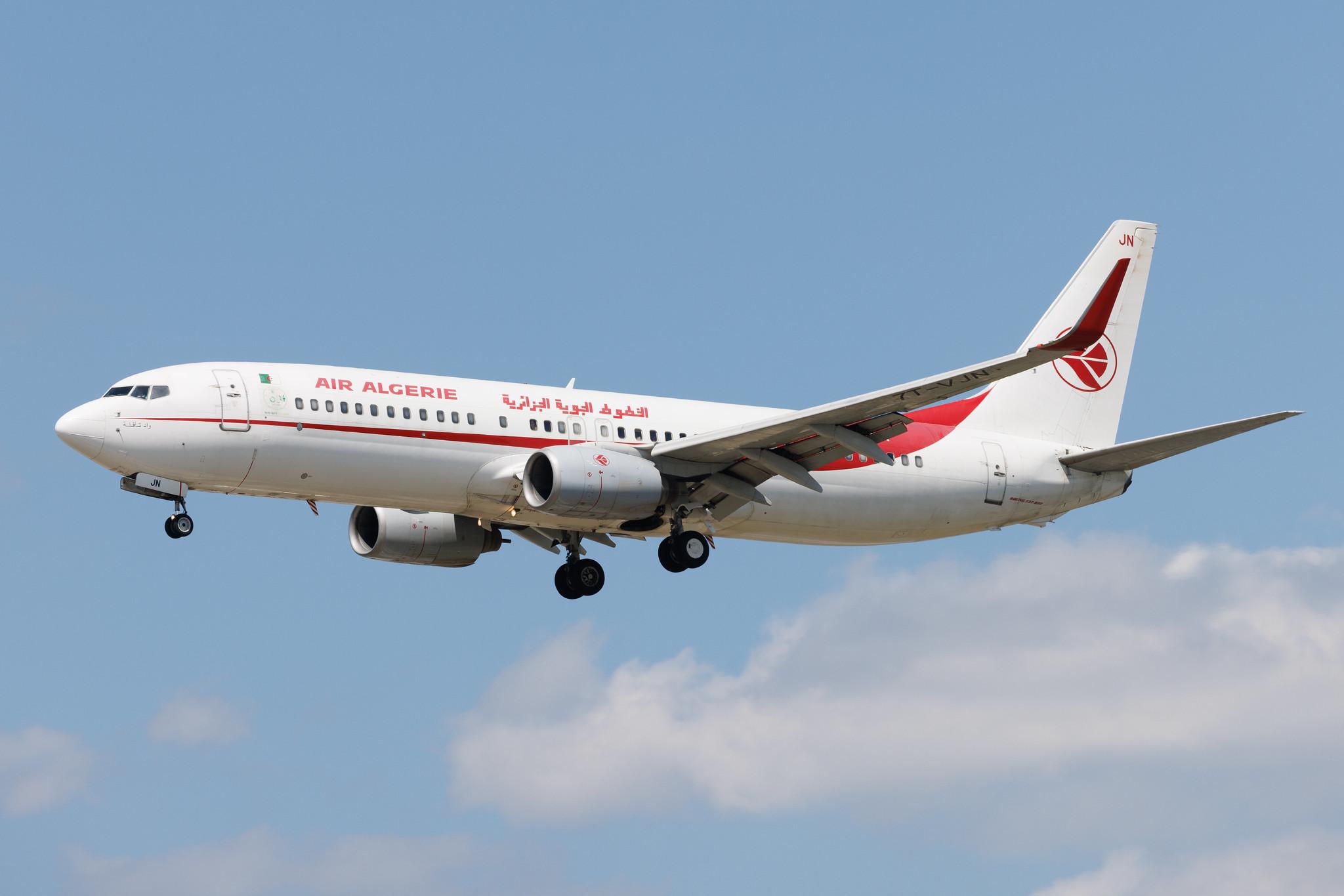 Frankfurt Airport: Air Algerie (AH / DAH) | Boeing 737-8D6 B738 | 7T-VJN | MSN 30206