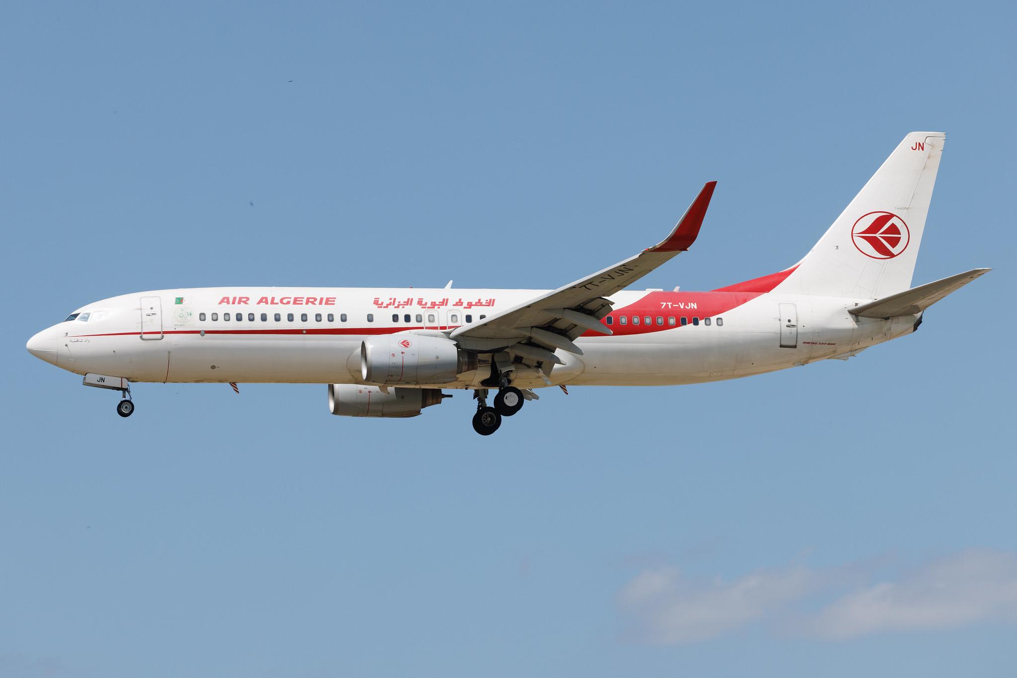 Frankfurt Airport: Air Algerie (AH / DAH) | Boeing 737-8D6 B738 | 7T-VJN | MSN 30206