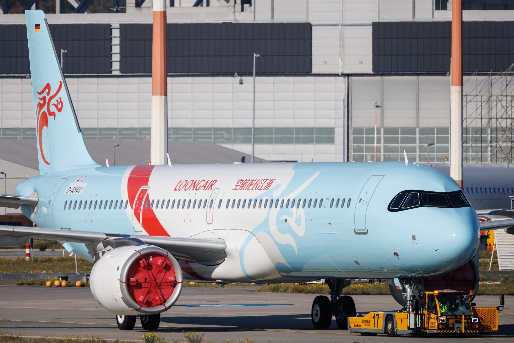 Hamburg Finkenwerder: Loong Air (GJ / CDC) | Airbus A321-251NX A21N | D-AYAV | MSN 12210