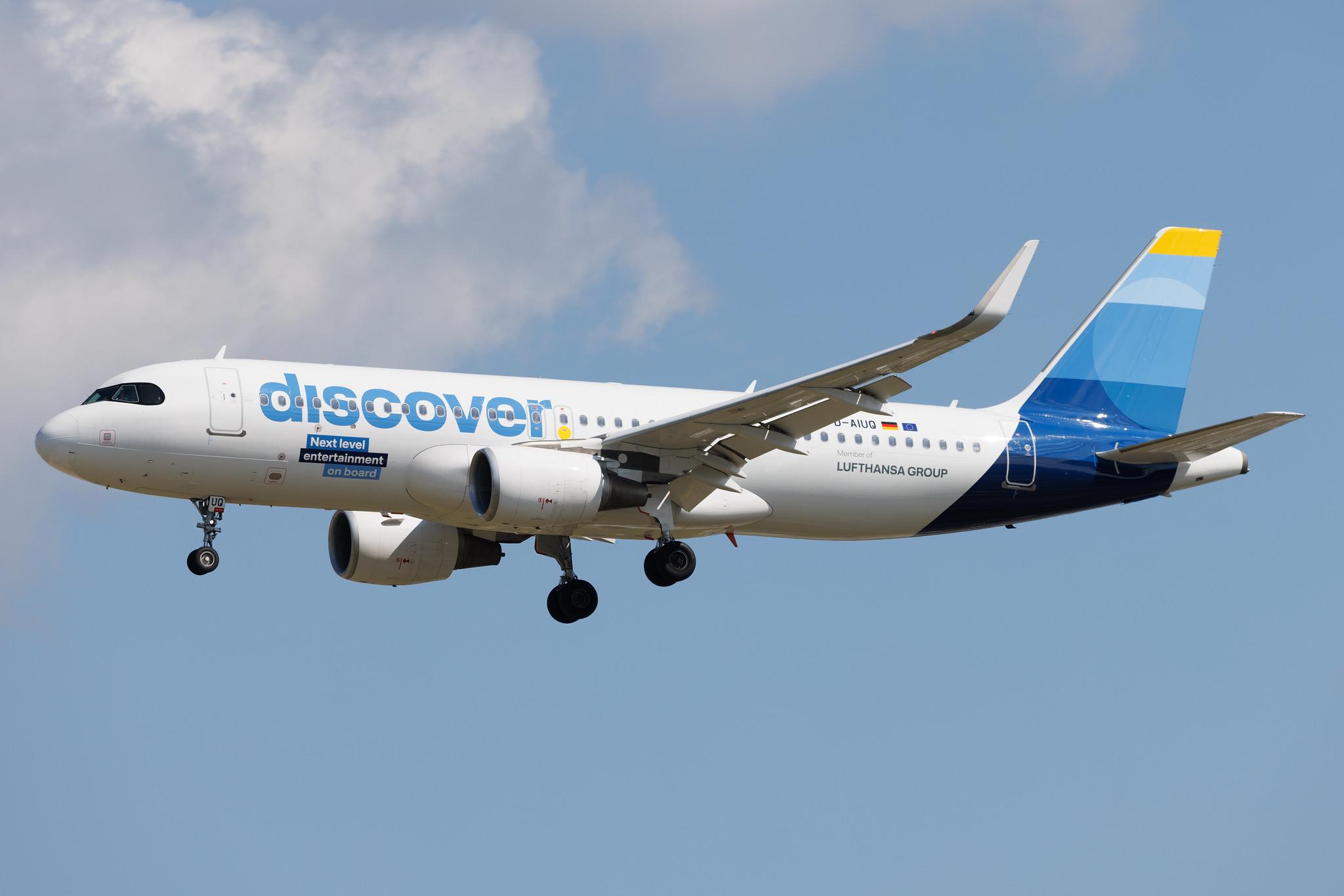 Frankfurt Airport: Discover Airlines (4Y / OCN) | Airbus A320-214 A320 | D-AIUQ | MSN 6947