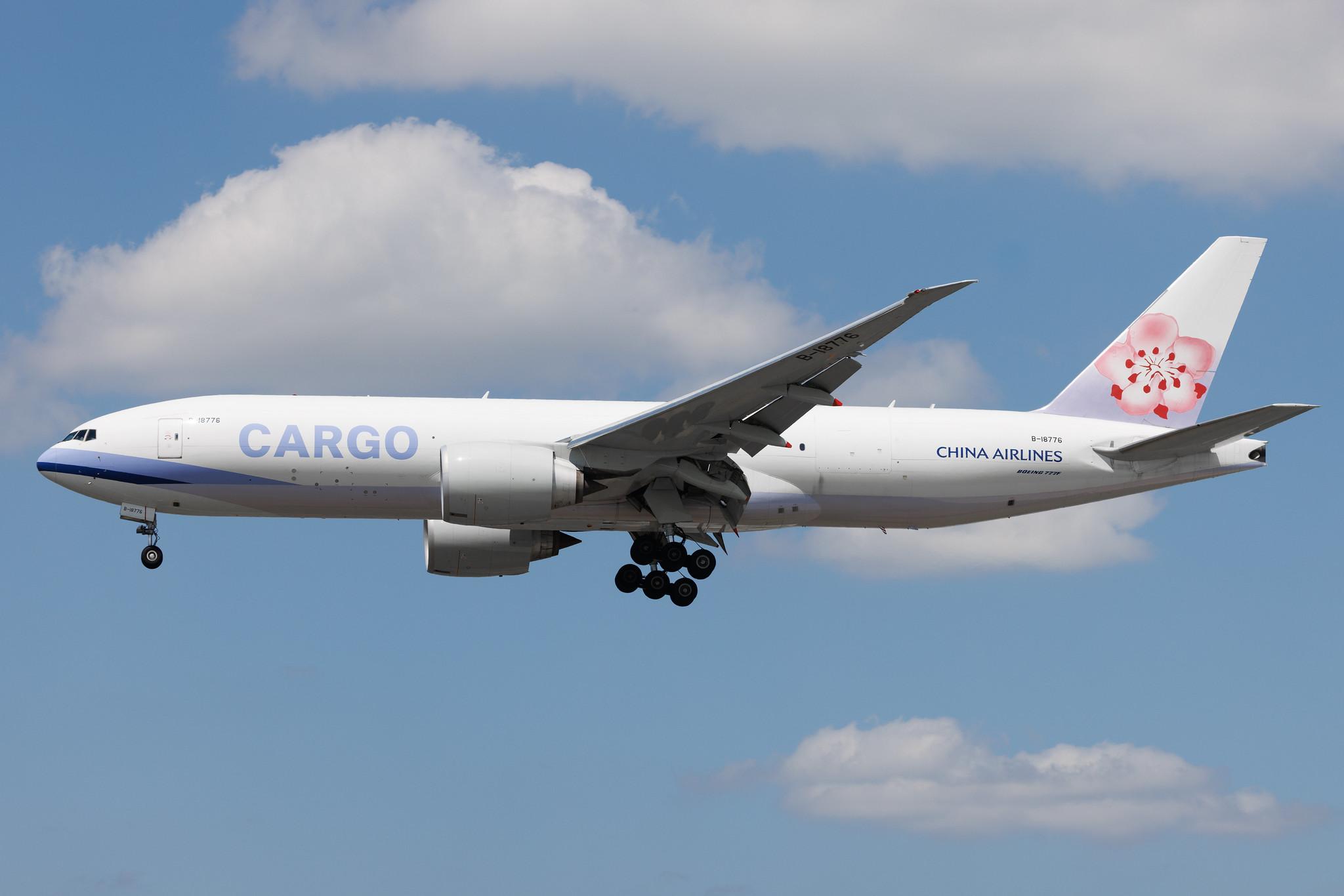 Frankfurt Airport: China Airlines Cargo (CI / CAL) | Operator: China Airlines |  Boeing 777-F B77L | B-18776 | MSN 66900