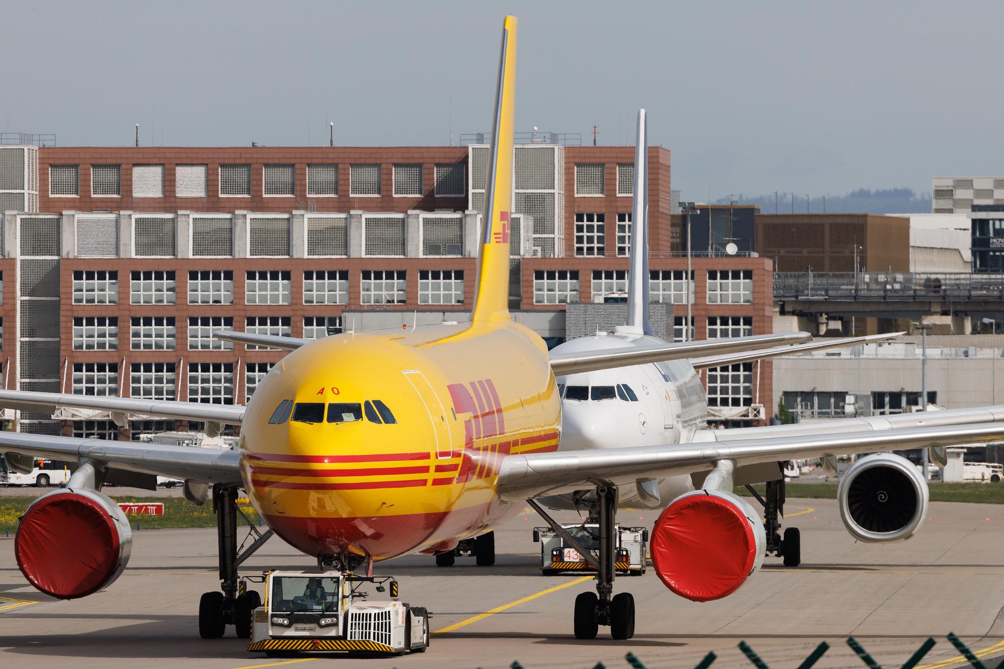 Frankfurt Airport: DHL (D0 / DHK) | Operator: European Air Transport | Airbus A300B4-622R(F) A306 | D-AEAO | MSN 711