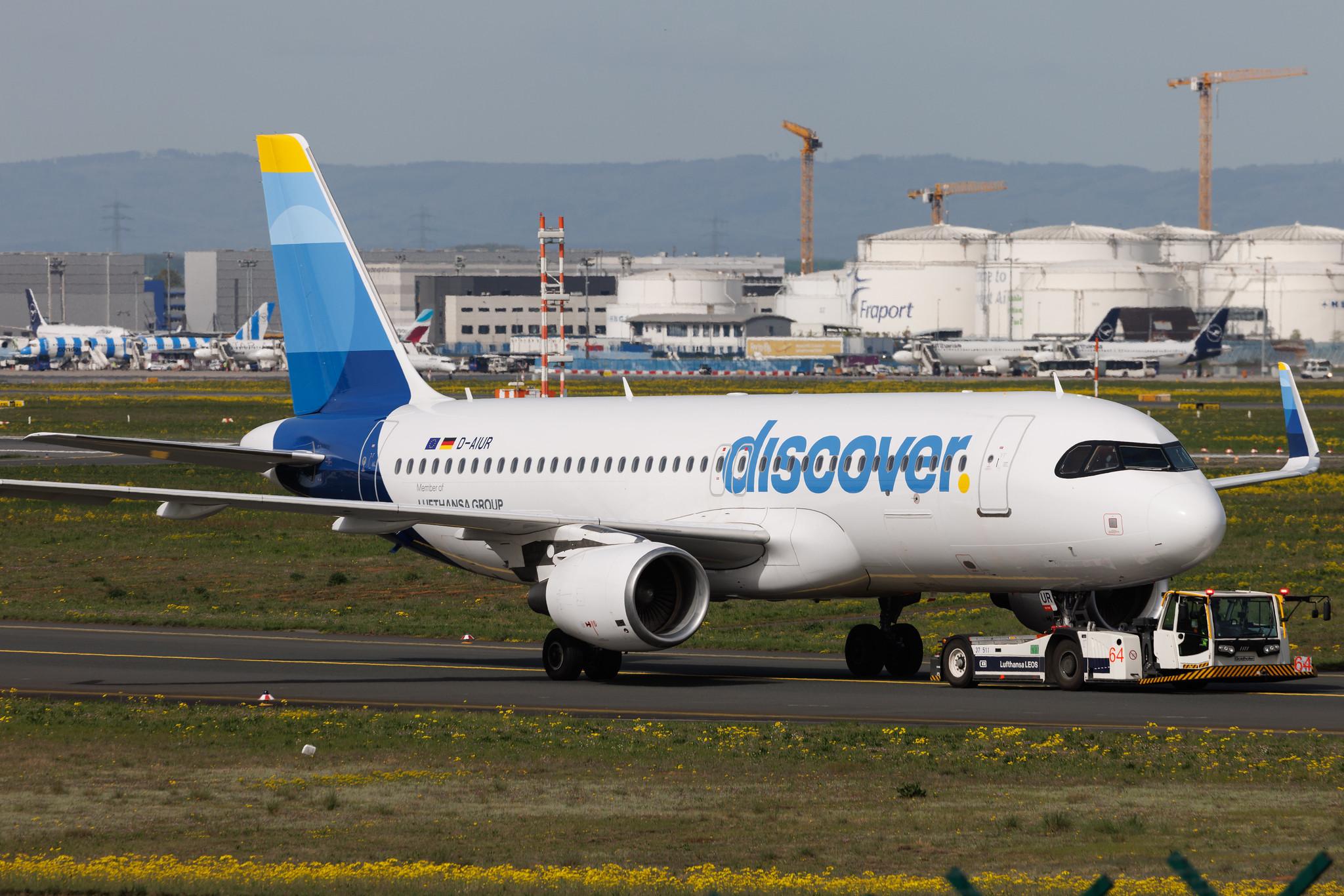 Frankfurt Airport: Discover Airlines (4Y / OCN) | Airbus A320-214 A320 | D-AIUR | MSN 6985