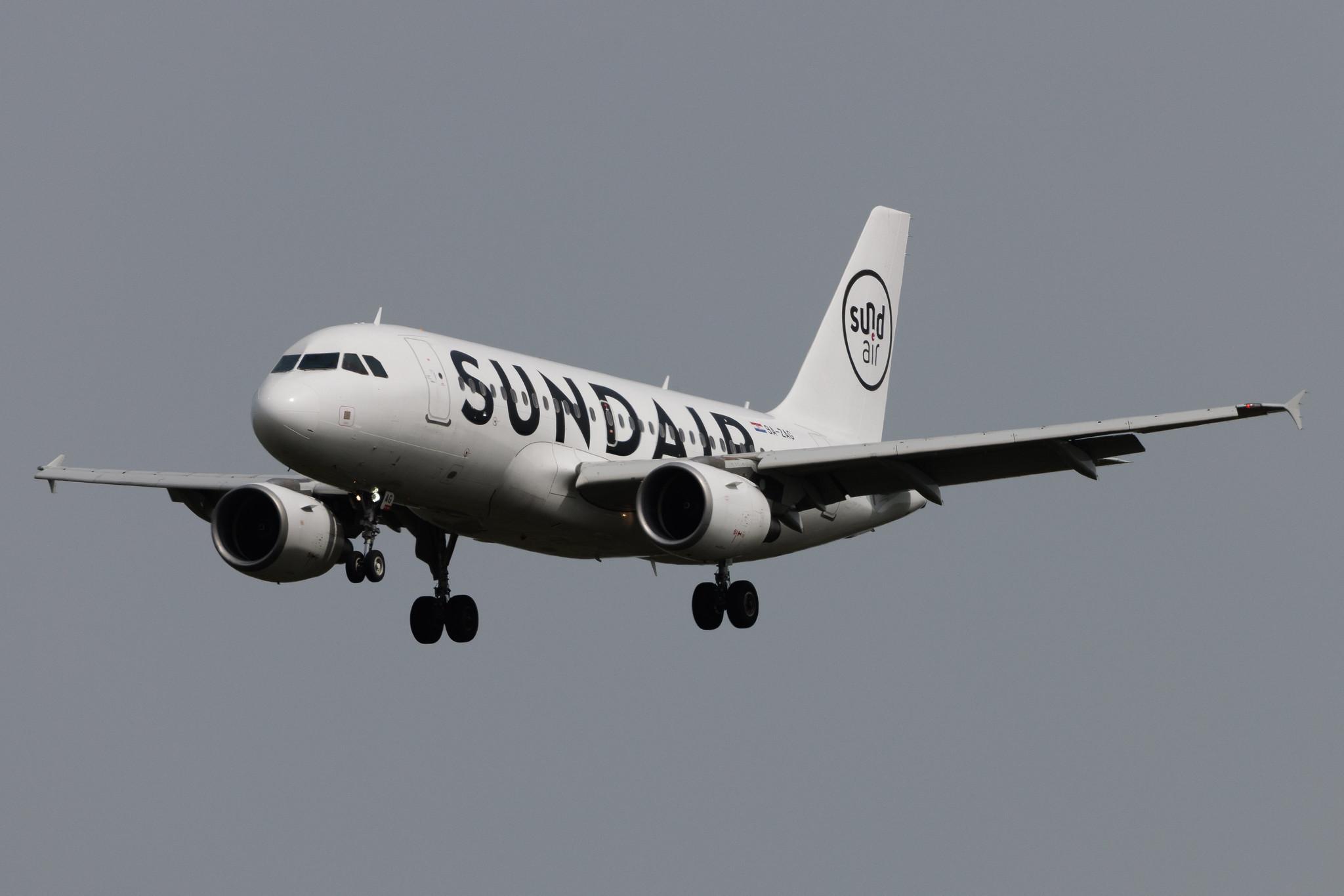 Frankfurt Airport: Sundair (SR / SDR) | Operator: Fly Air41 | Airbus A319-111 A319 | 9A-ZAG | MSN 3443