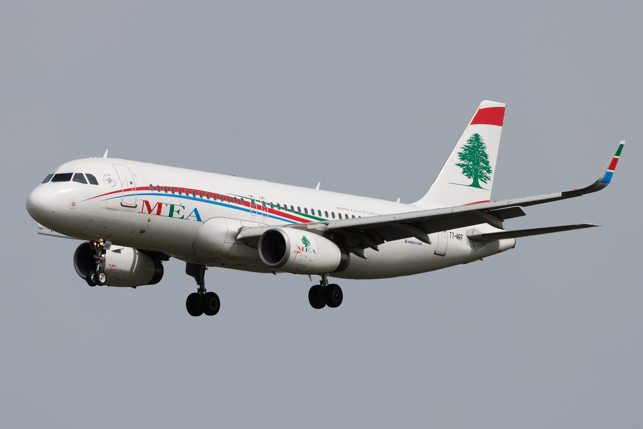 Frankfurt Airport: MEA (ME / MEA) | Airbus A320-232 A320 | T7-MRF | MSN 07006