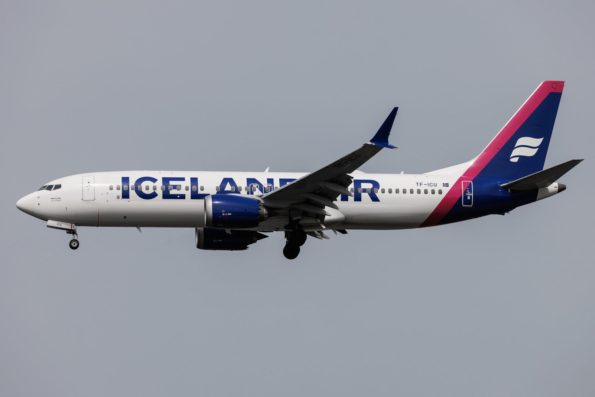 Frankfurt Airport: Icelandair (FI / ICE) | Boeing 737 MAX 8 B38M | TF-ICU | MSN 44355