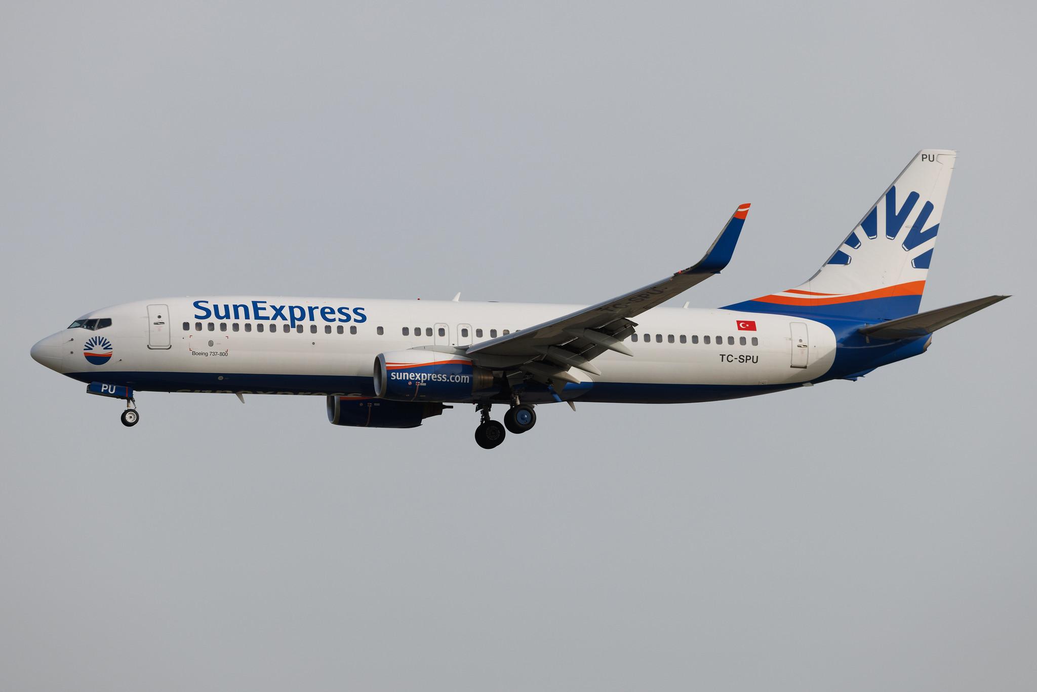 Frankfurt Airport: SunExpress (XQ / SXS) | Boeing 737-8U3 B738 | TC-SPU | MSN 31763