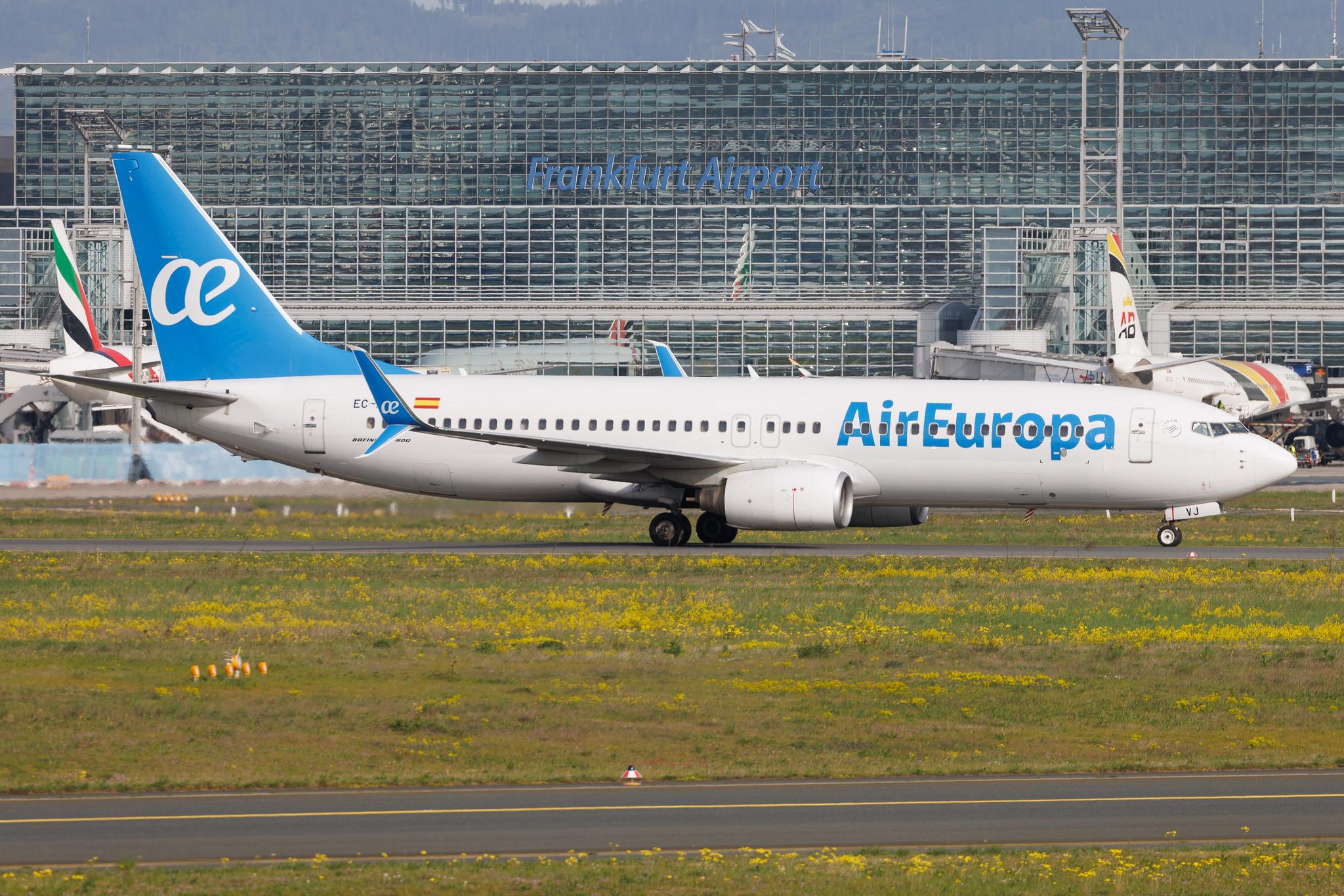 Frankfurt Airport: Air Europa (UX / AEA) | Boeing 737-8K5 B738 | EC-NVJ | MSN 35138