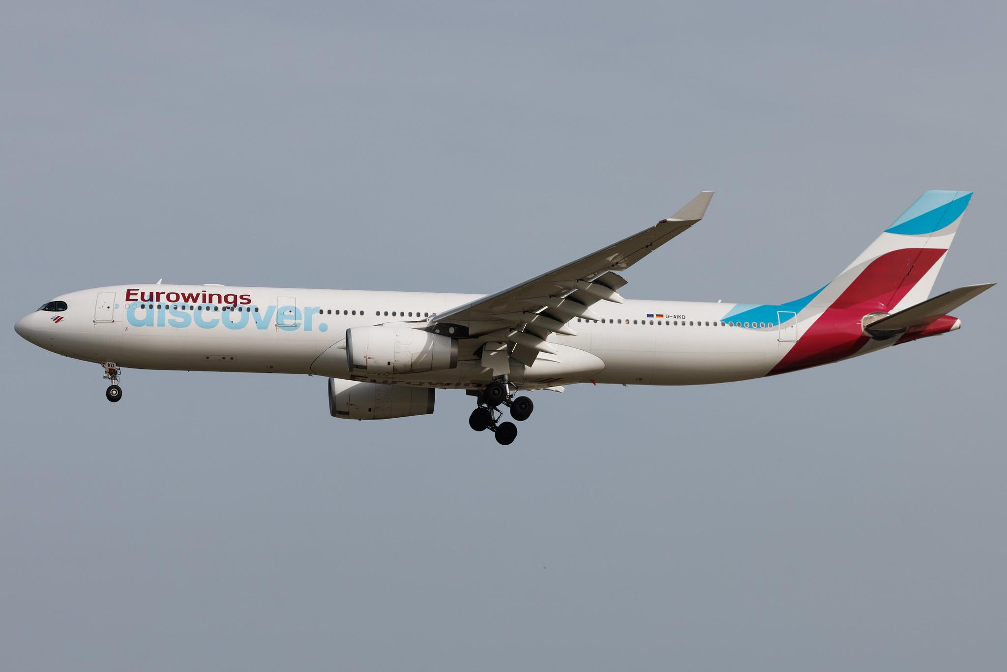 Frankfurt Airport: Discover Airlines (4Y / OCN) |  Airbus A330-343 A333 | D-AIKD | MSN 0629