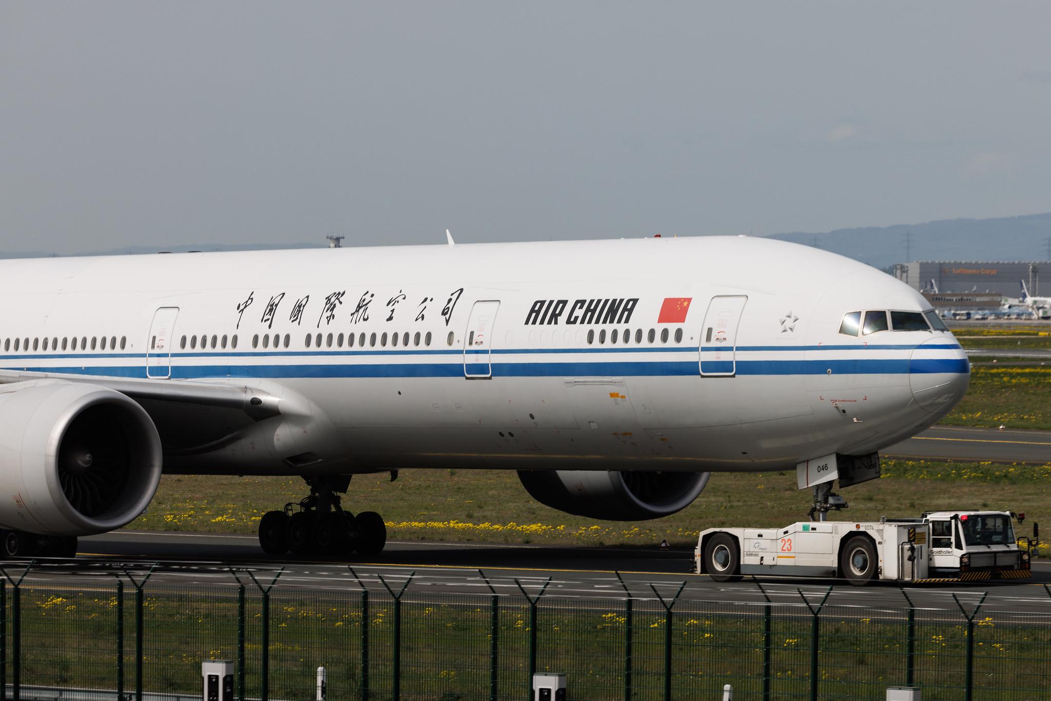 Frankfurt Airport: Air China (CA / CCA) | Boeing 777-39L(ER) B77W | B-2046 | MSN 41442
