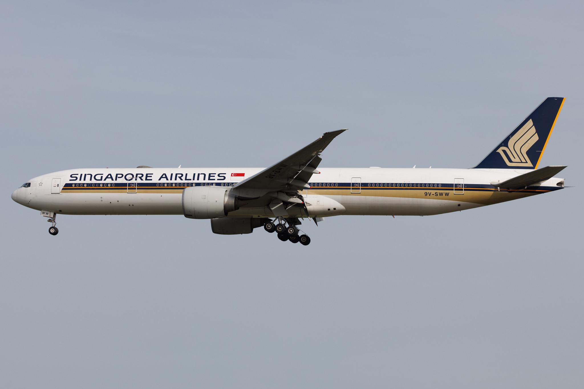 Frankfurt Airport: Singapore Airlines (SQ / SIA) | Boeing 777-312(ER) B77W | 9V-SWW | MSN 42237