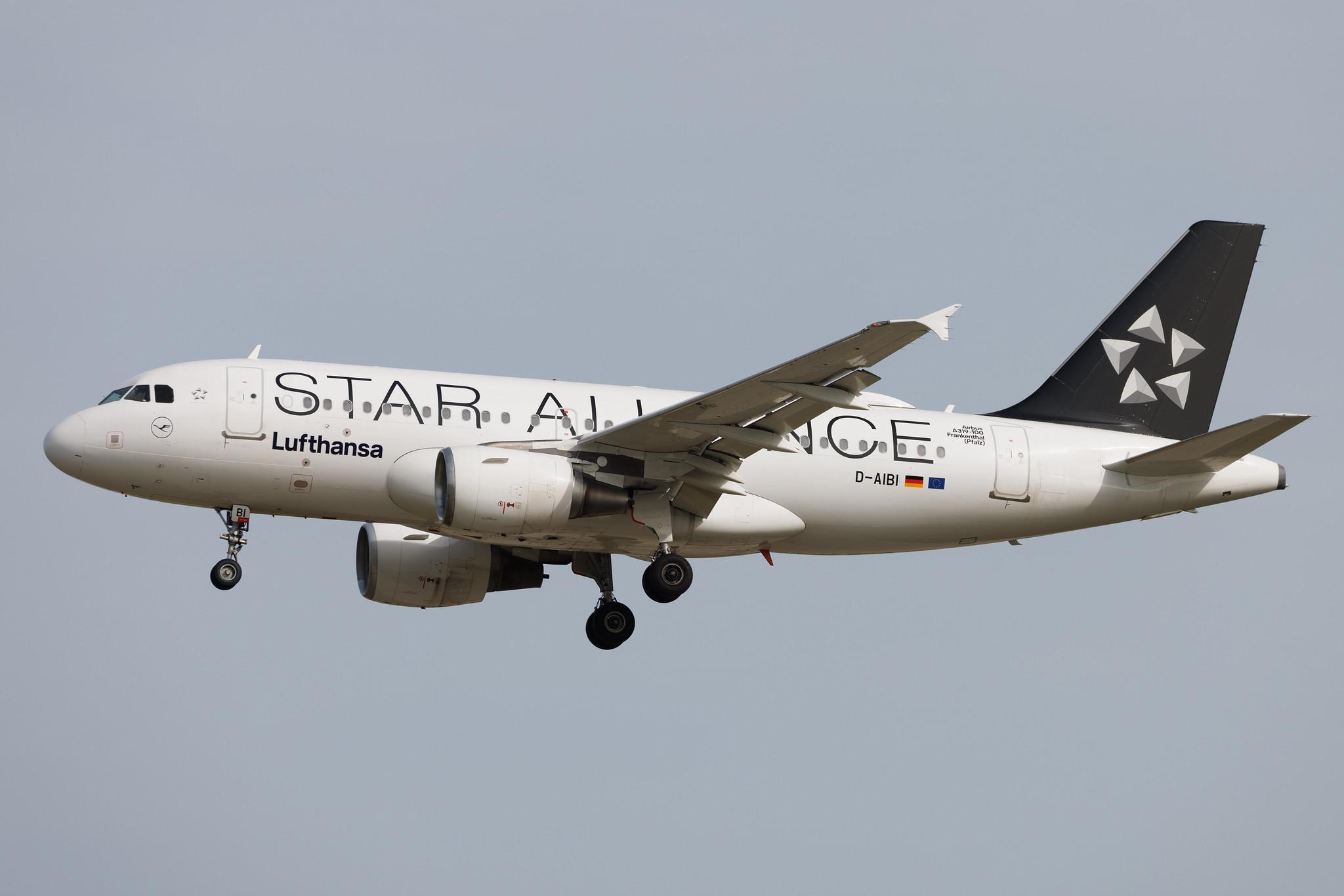 Frankfurt Airport: Lufthansa (LH / DLH) | Livery: Star Alliance Livery | Airbus A319-112 A319 | D-AIBI | MSN 5284
