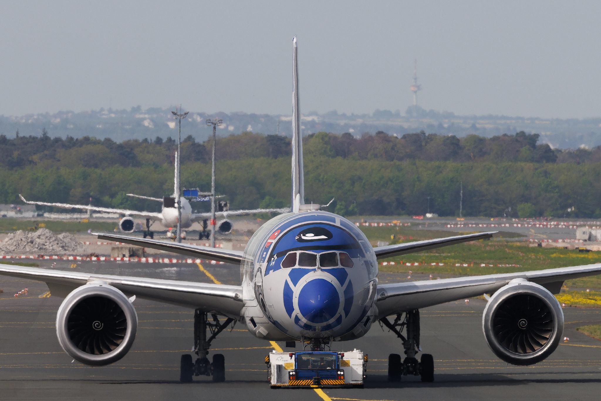 Frankfurt Airport: All Nippon Airways (NH / ANA) | Livery: Star Wars R2-D2 Livery | Operator: Air Japan | Boeing 787-9 Dreamliner B789 | JA873A | MSN 34530