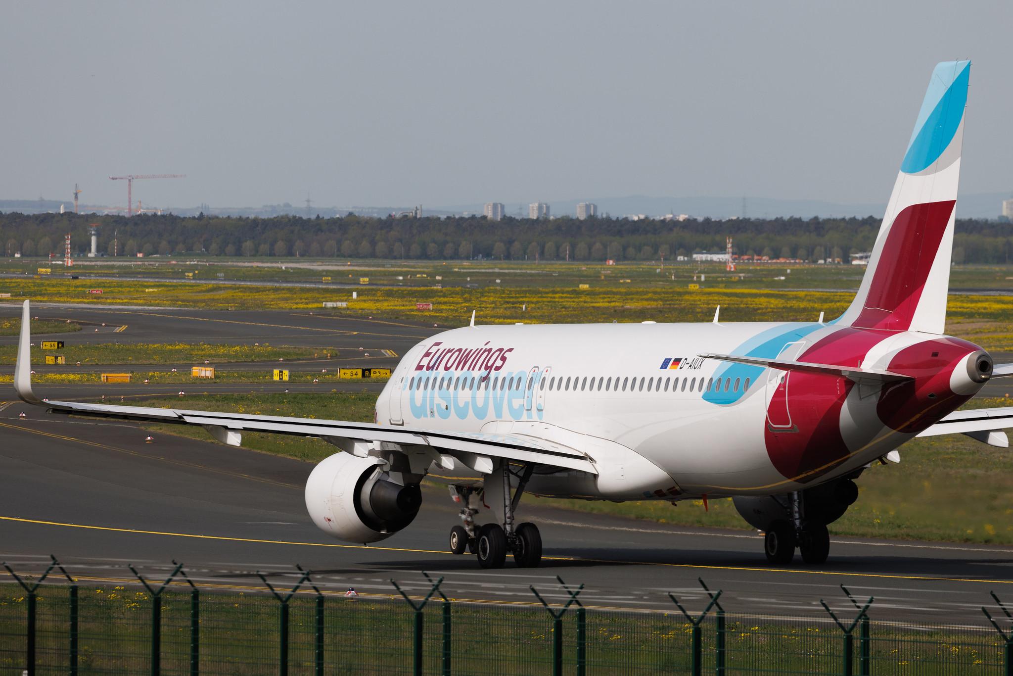 Frankfurt Airport: Discover Airlines (4Y / OCN) | Airbus A320-214 A320 | D-AIUX | MSN 7256