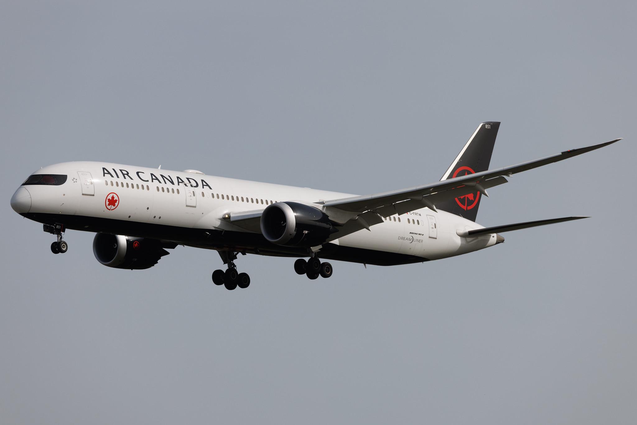 Frankfurt Airport: Air Canada (AC / ACA) | Boeing 787-9 Dreamliner B789 | C-FRTW | MSN 37179