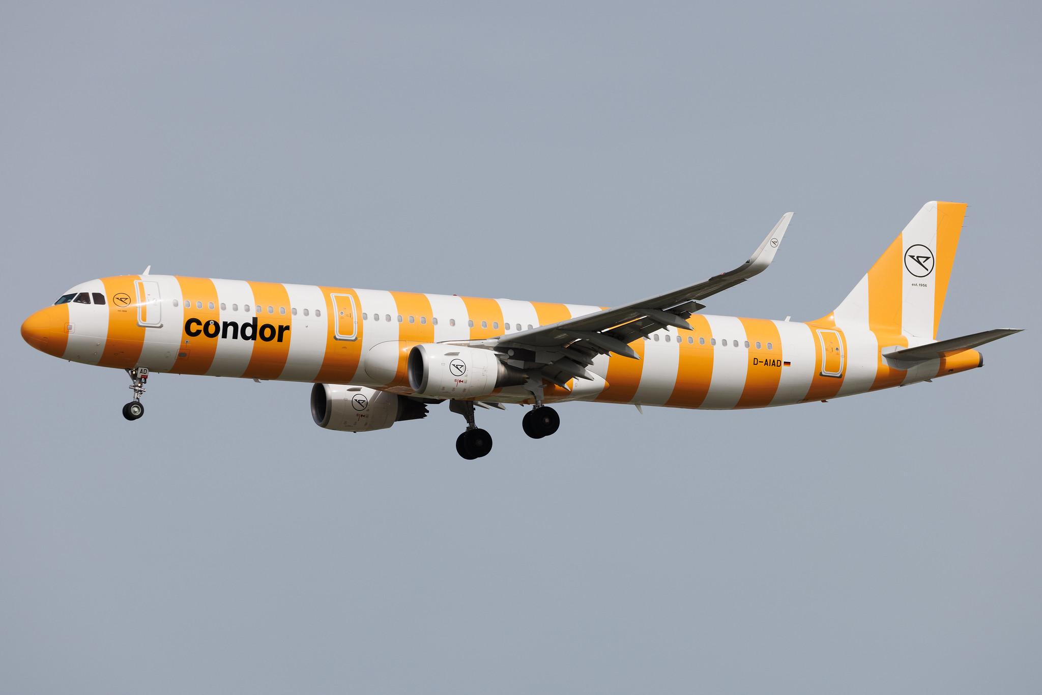 Frankfurt Airport: Condor (DE / CFG) | Airbus A321-211 A321 | D-AIAD | MSN 6053