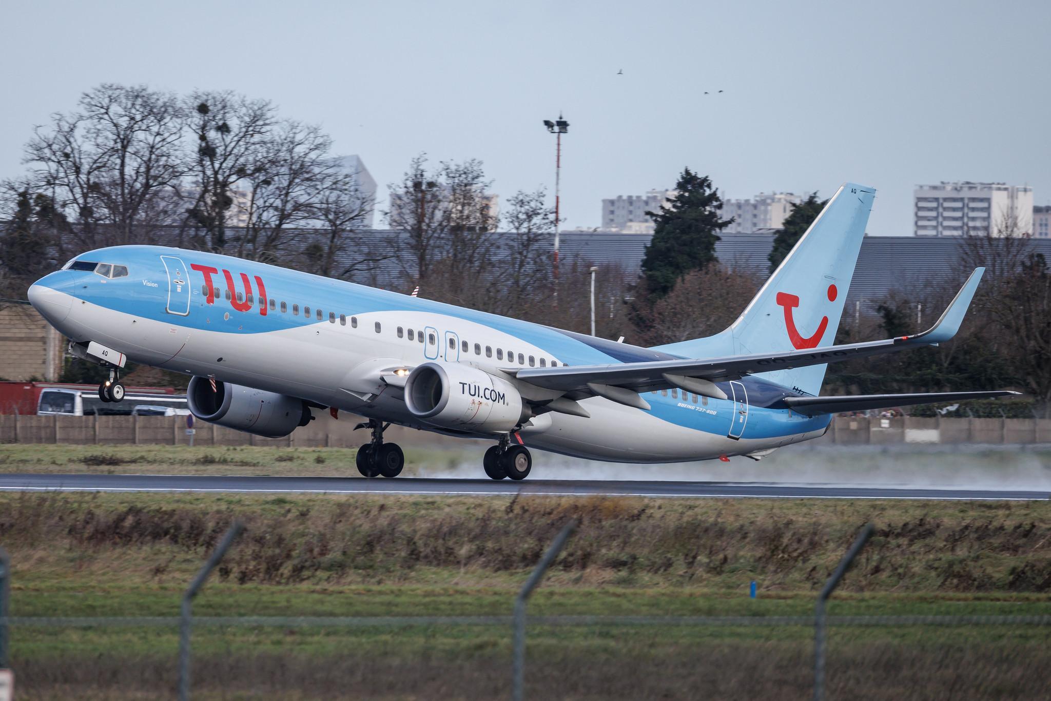 Paris Orly Airport: TUI (X3 / TUI) | Operator: TUI fly Belgium | Boeing 737-8K5 B738 | OO-JAQ | MSN 35148