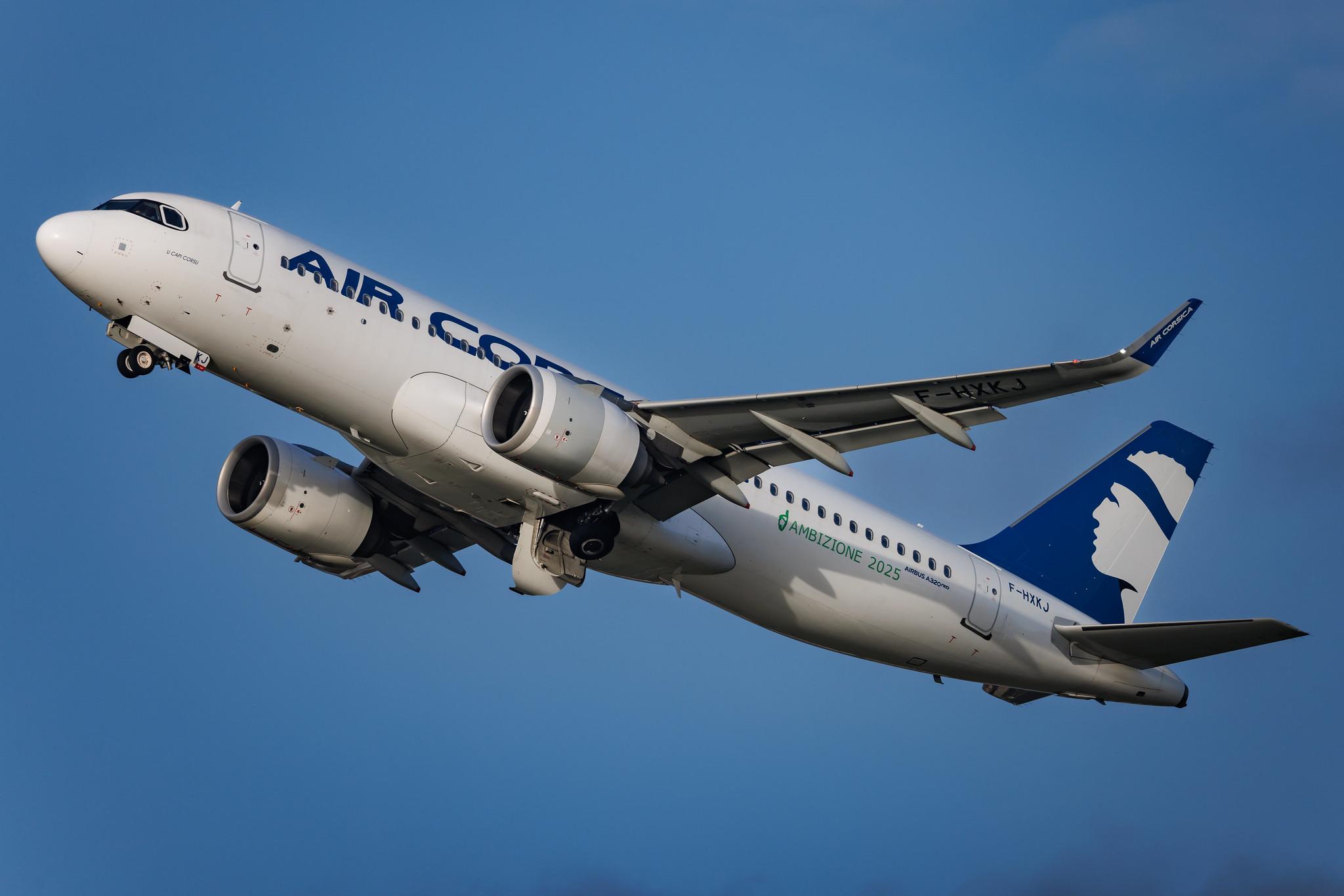 Paris Orly Airport: Air Corsica (XK / CCM) | Livery: Ambizione 2025 Sticker | Airbus A320-252N A20N | F-HXKJ | MSN 09392