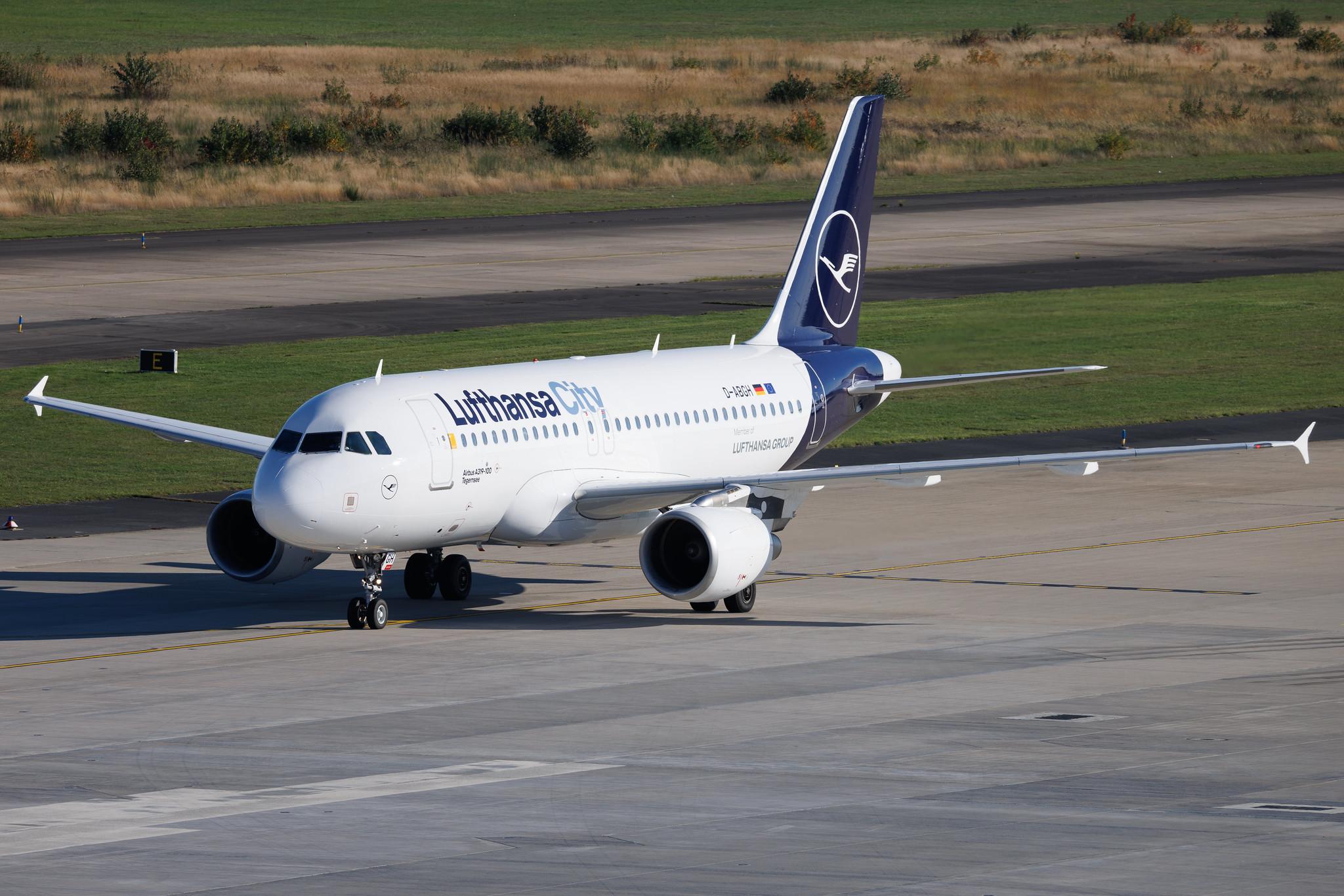 Köln Bonn Airport: Lufthansa City (VL / LHX) | Airbus A319-112 A319 | D-ABGH | MSN 3245