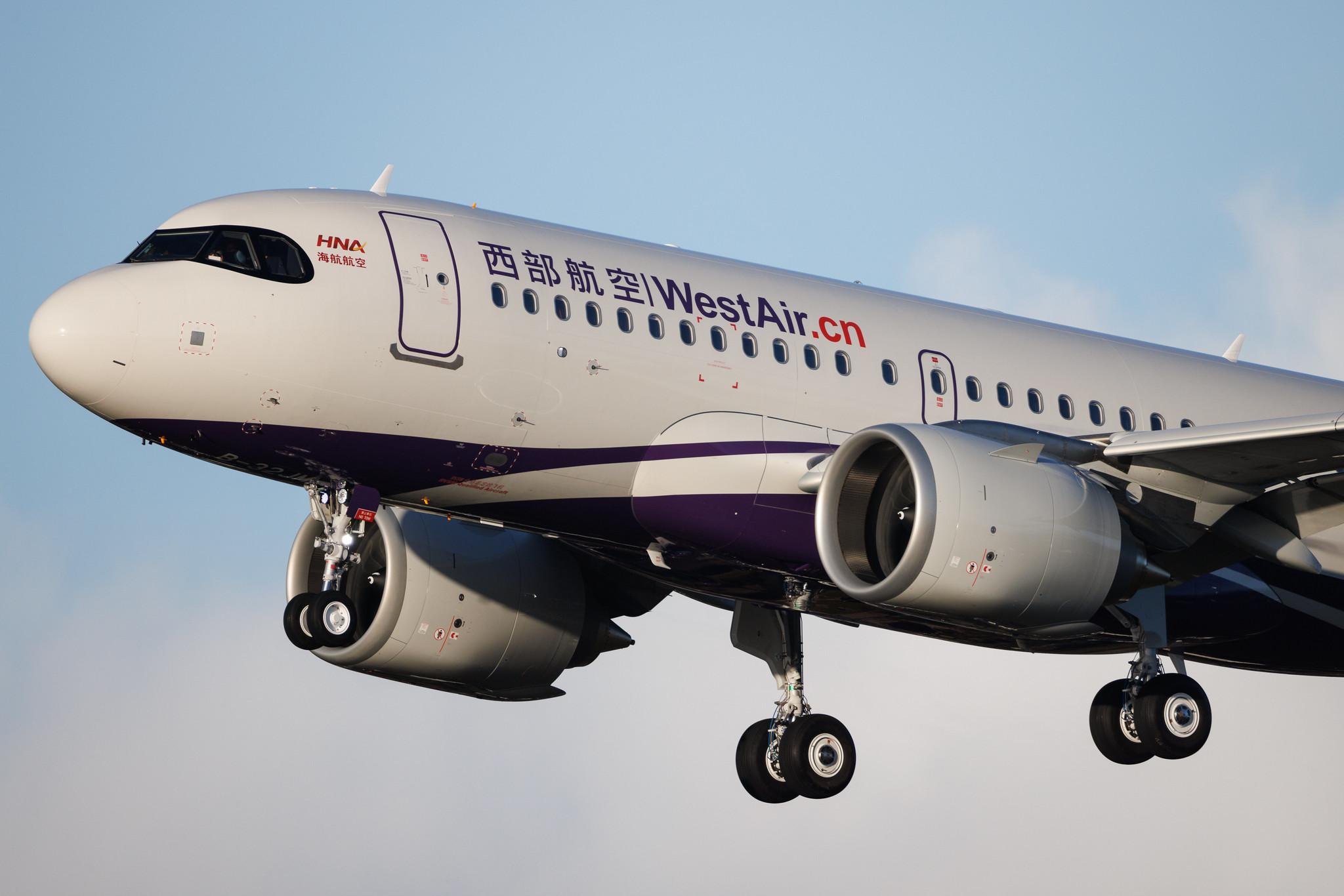 Hamburg Airport: West Air (PN / CHB) | Airbus A319-153N A19N | D-AVWE | B-32JM | MSN 12123