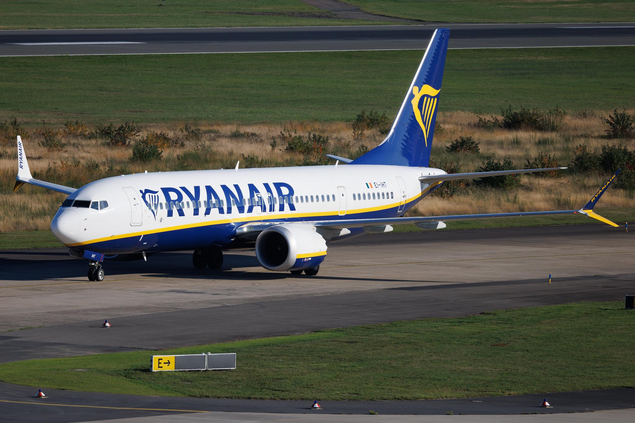 Köln Bonn Airport: Ryanair (FR / RYR) | Boeing 737 MAX 8-200 B38M | EI-IHT | MSN 62365