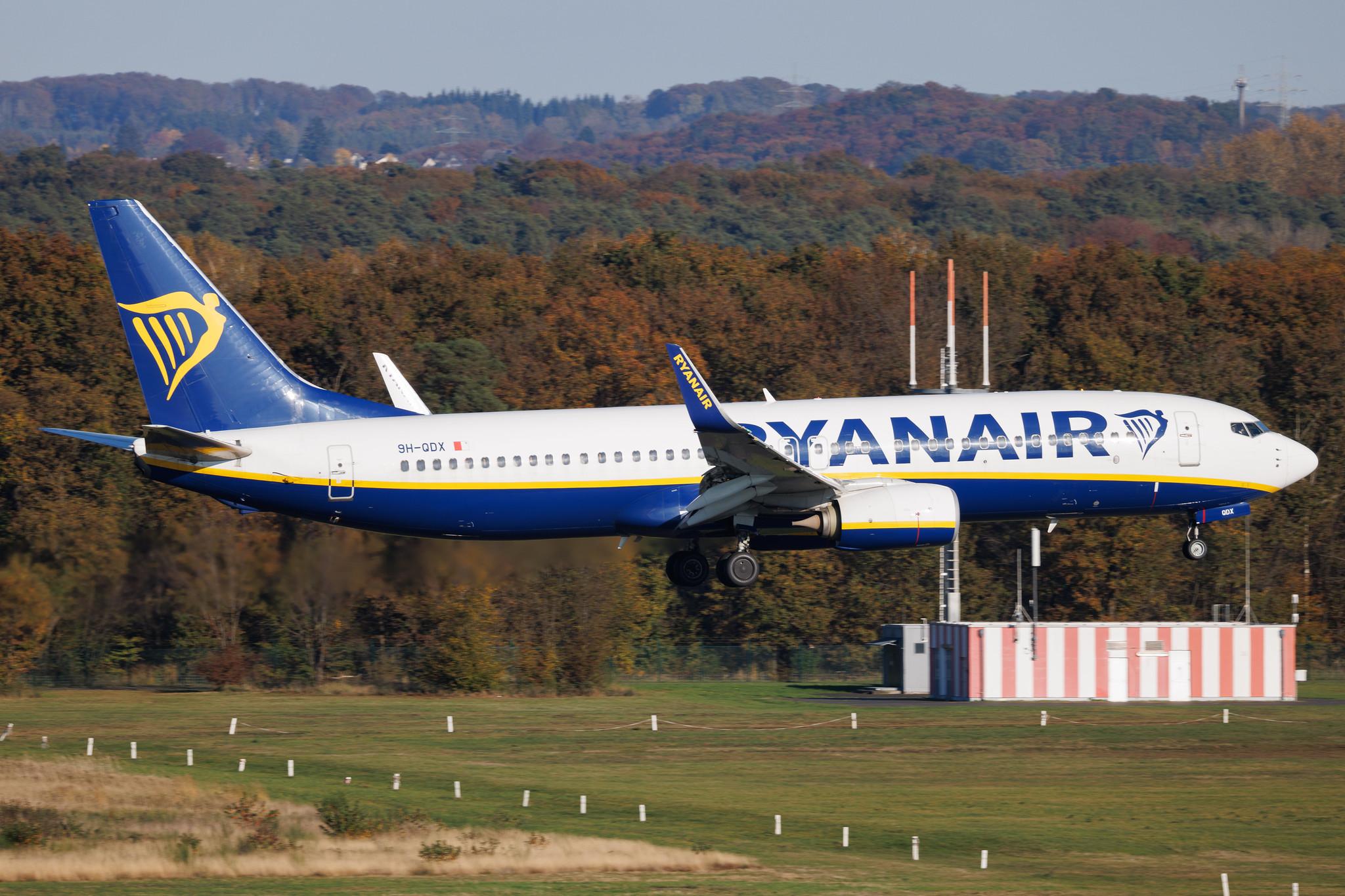 Köln Bonn Airport: Ryanair (FR / RYR) | Operator: Malta Air | Boeing 737-8AS B738 | 9H-QDX | MSN 44773