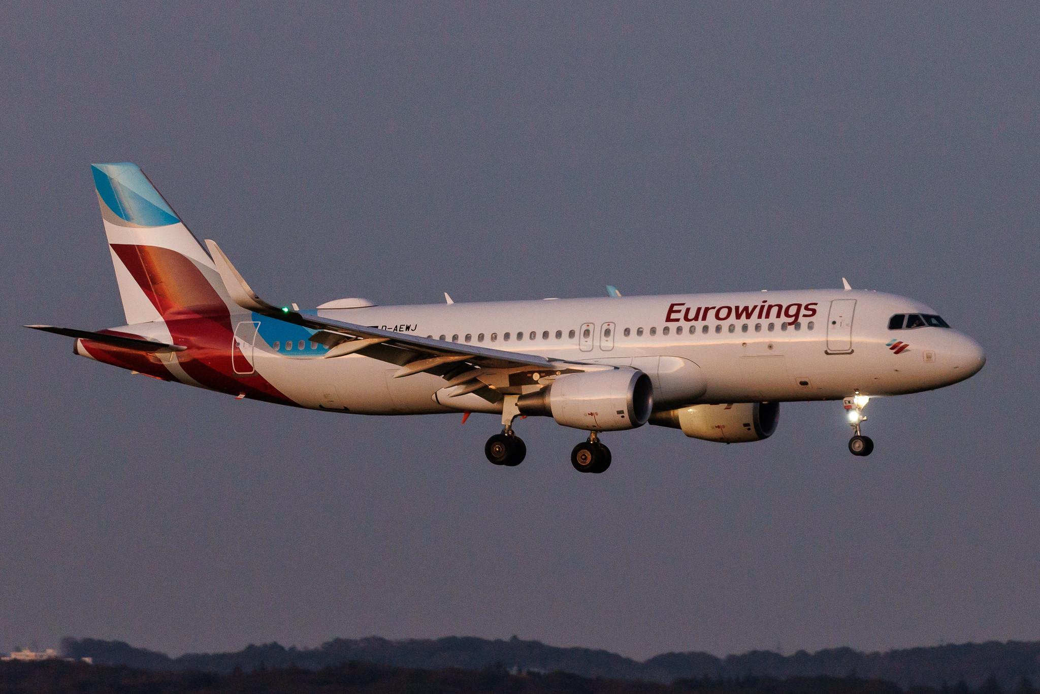 Köln Bonn Airport: Eurowings (EW / EWG) | Airbus A320-214 A320 | D-AEWJ | MSN 7216