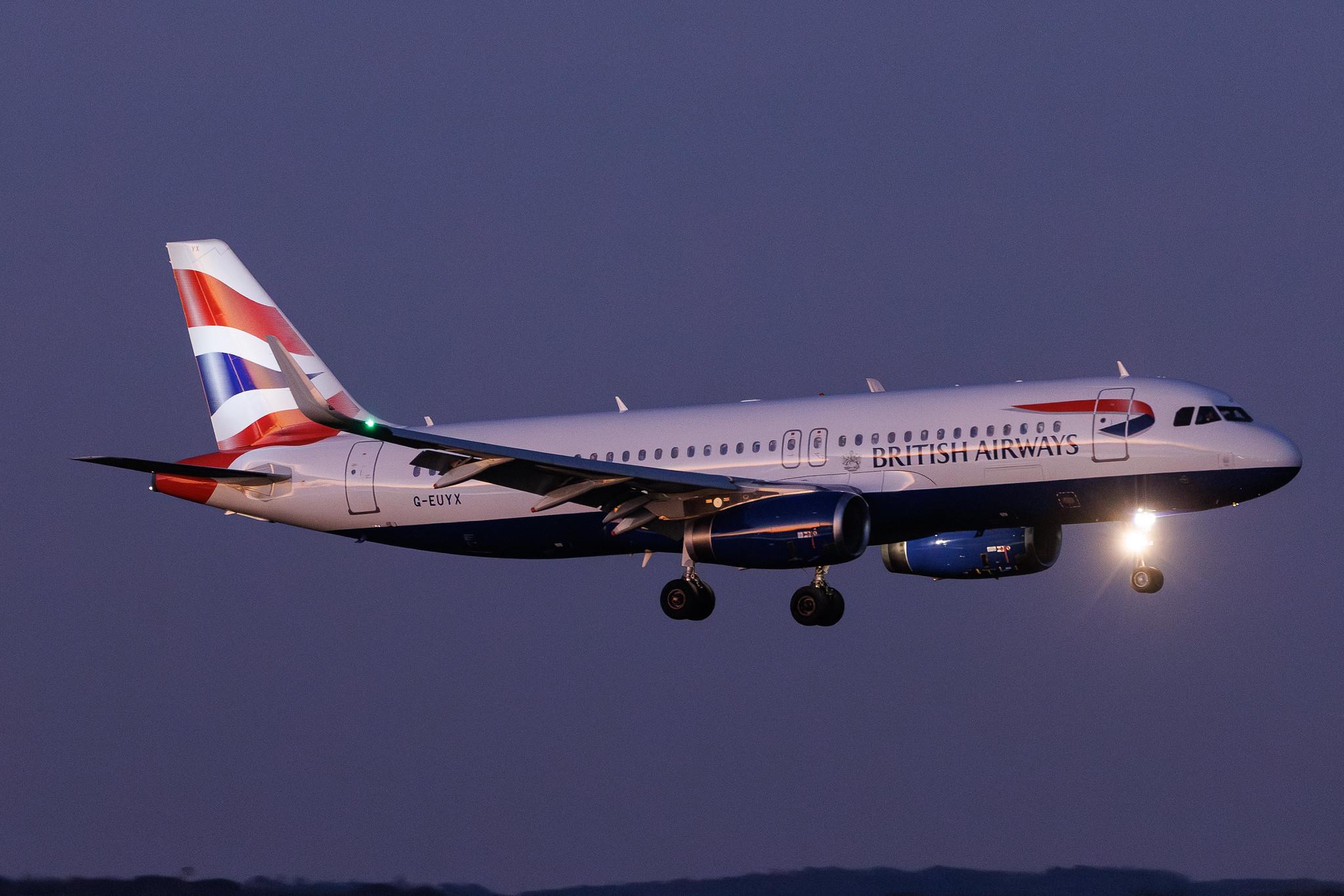 Köln Bonn Airport: British Airways (BA / BAW) | Airbus A320-232 A320 | G-EUYX | MSN 6155