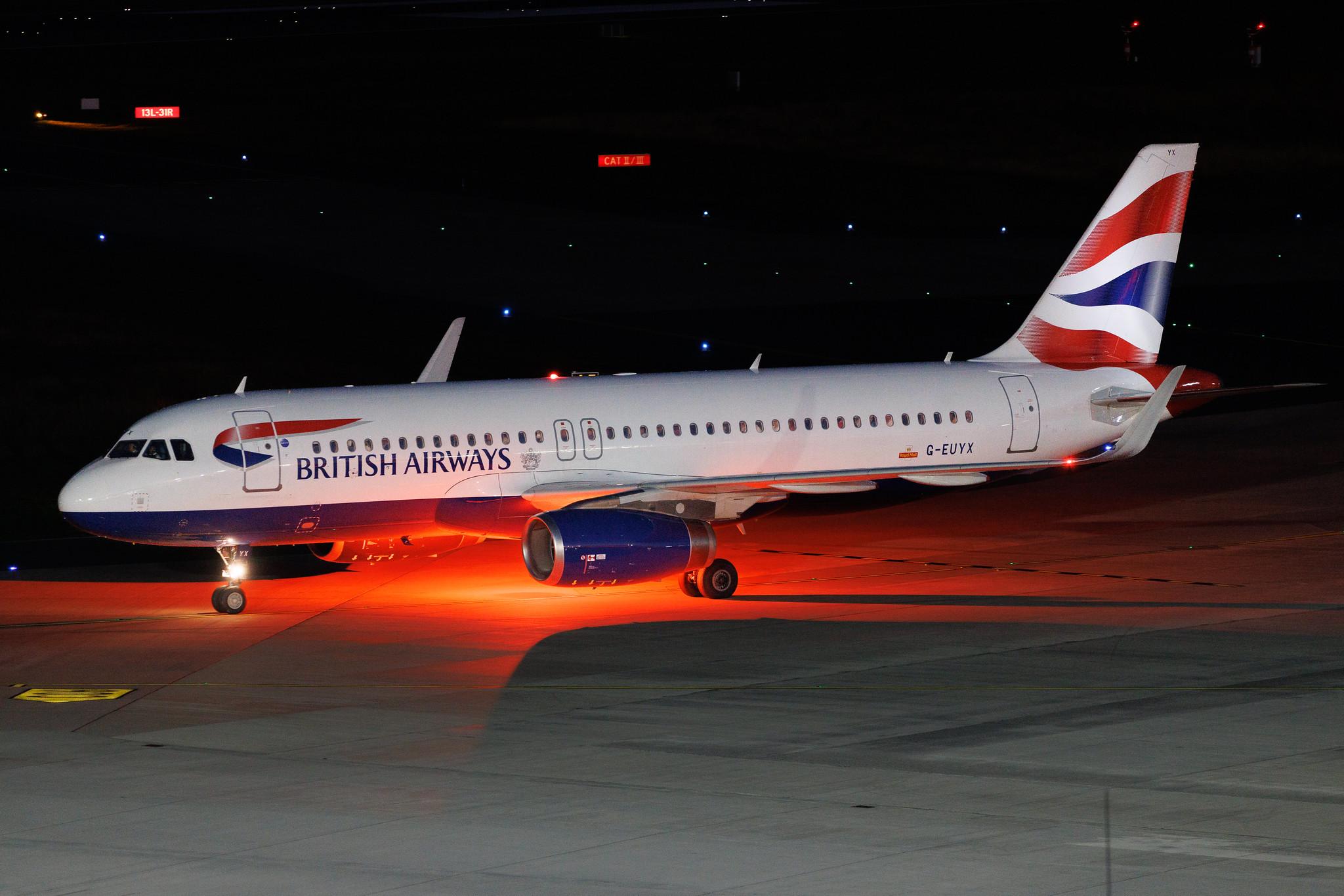 Köln Bonn Airport: British Airways (BA / BAW) | Airbus A320-232 A320 | G-EUYX | MSN 6155