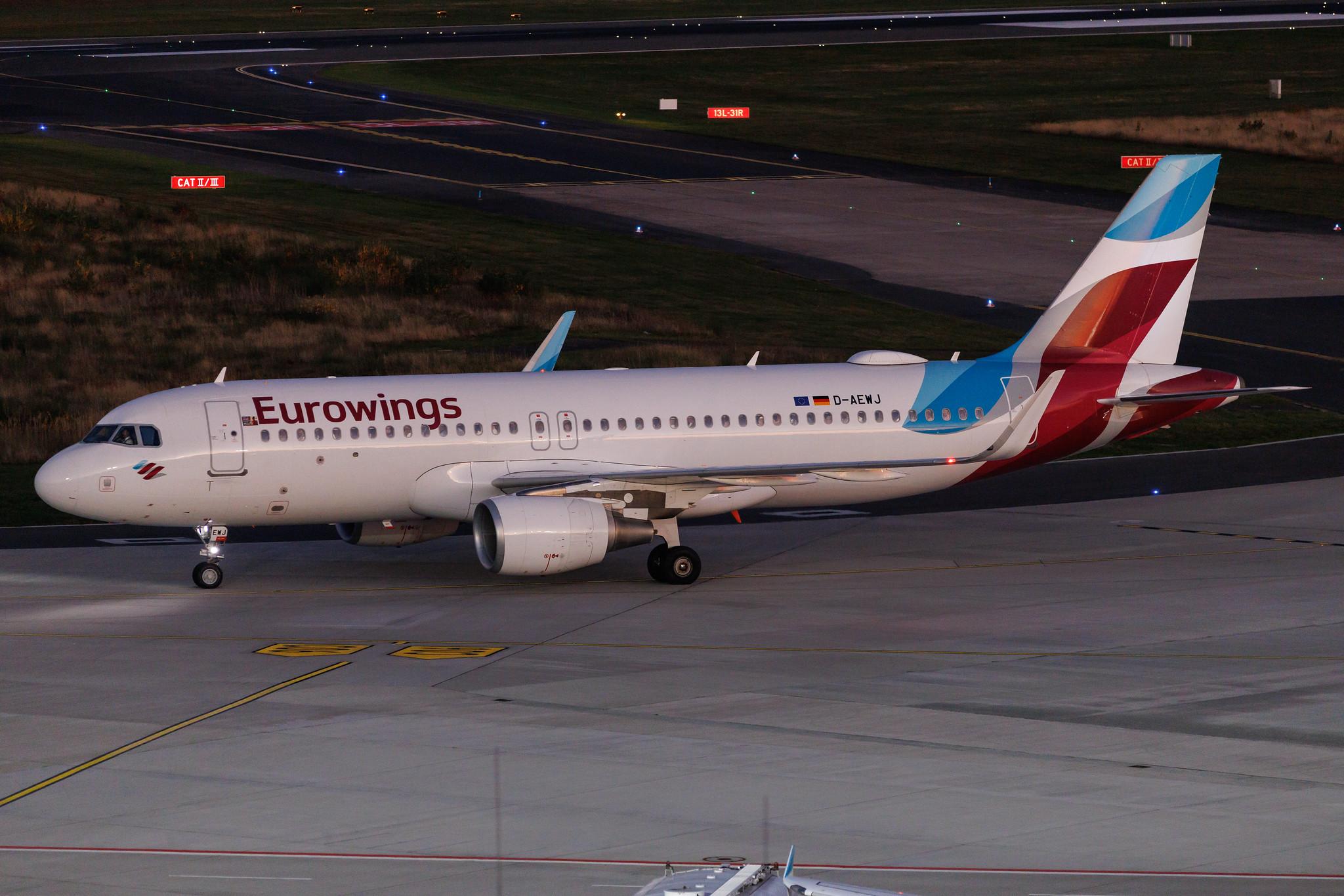 Köln Bonn Airport: Eurowings (EW / EWG) | Airbus A320-214 A320 | D-AEWJ | MSN 7216