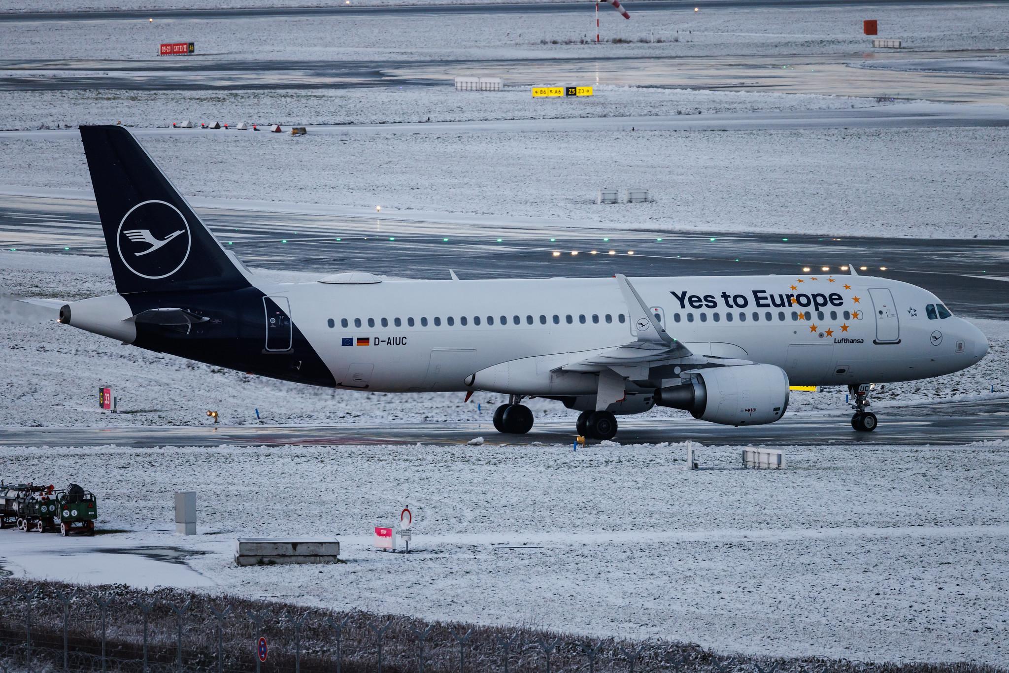 Hamburg Airport: Lufthansa (LH / DLH) | Livery: Yes to Europe Livery | Airbus A320-214 A320 | D-AIUC | MSN 6006