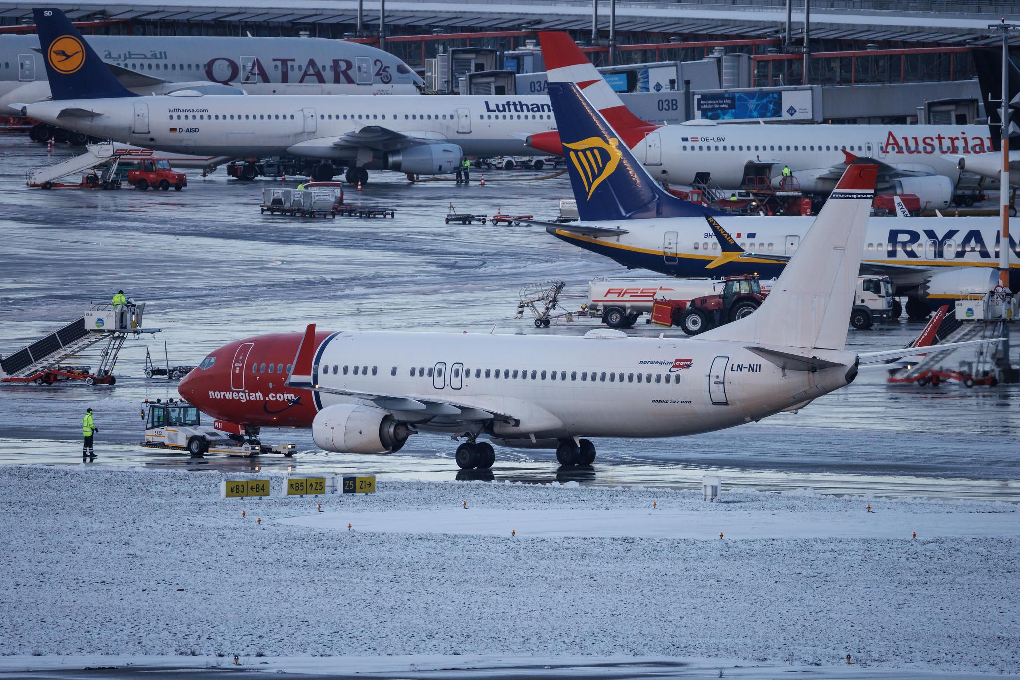 Hamburg Airport: Norwegian (DY / NOZ) | Boeing 737-8JP B738 | LN-NII | MSN 43877
