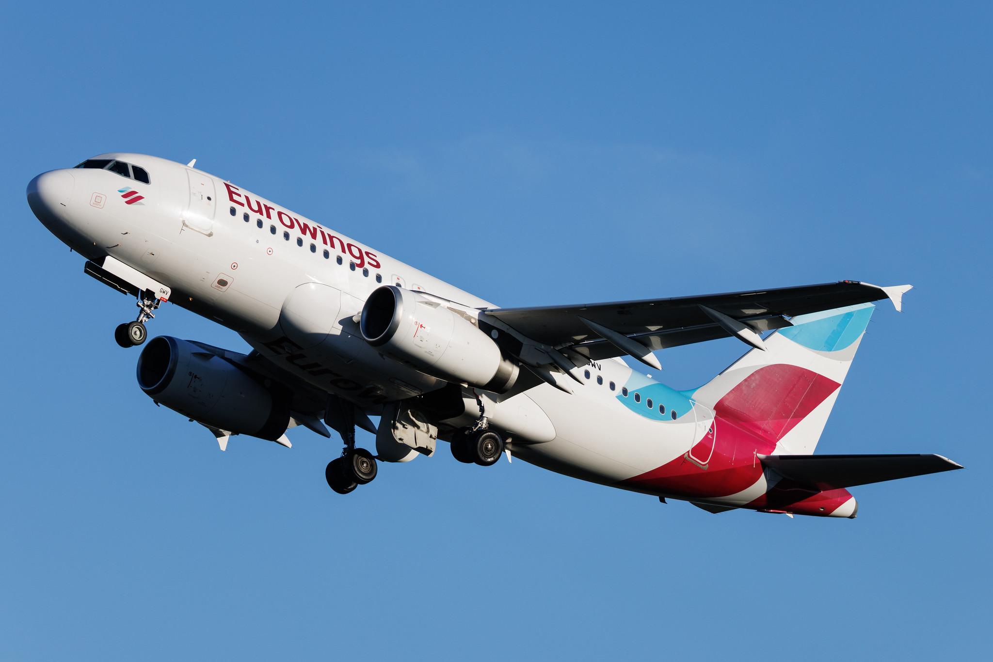 Hamburg Airport: Eurowings (EW / EWG) | Airbus A319-132 A319 | D-AGWV | MSN 5467