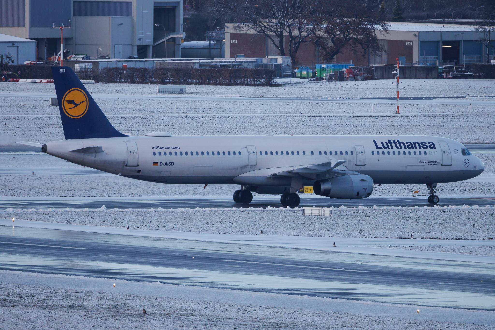 Hamburg Airport: Lufthansa (LH / DLH) | Airbus A321-231 A321 | D-AISD | MSN 1188